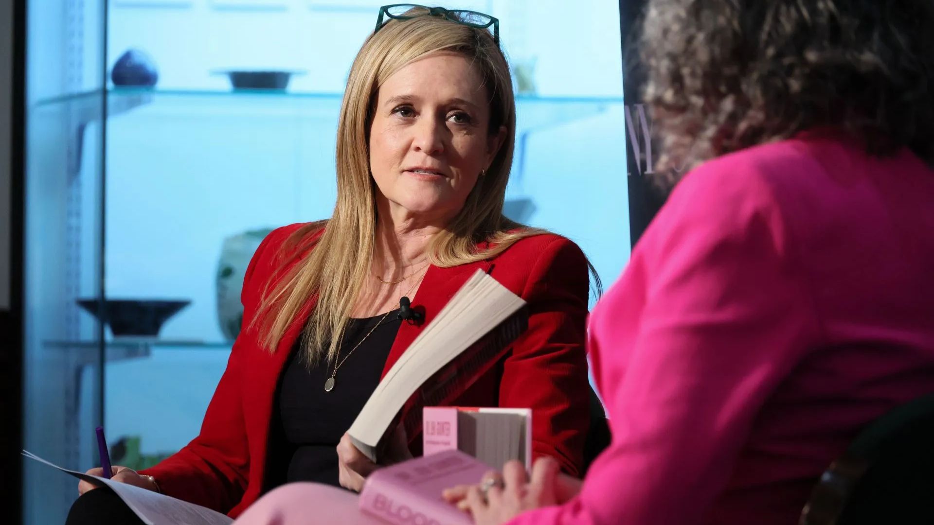 Samantha Bee (Getty via Soap Central CMS - Resized on Canva)
