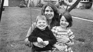 Ozzy Osbourne with kids Jessica and Louis Osbourne, whom he shared with Thelma Riley (Getty via Soap Central CMS - Resized on Canva)