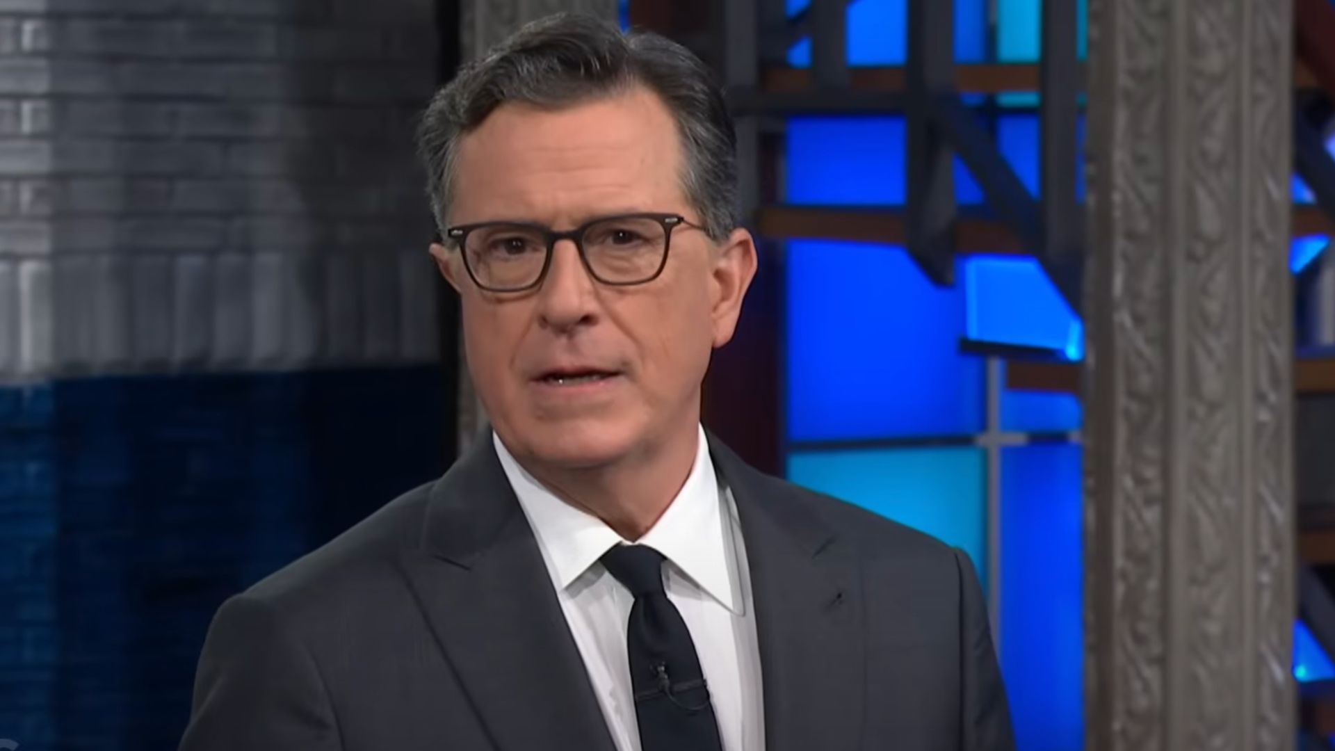 Still from the show (Image via The Late Show with Stephen Colbert)