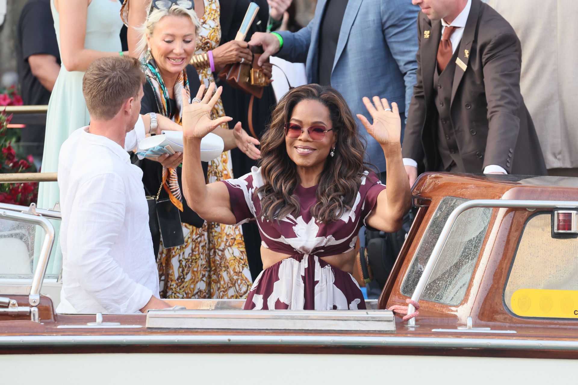 Celebrity Sightings Ahead Of Jeff Bezos And Lauren Sanchez Wedding - Source: Getty