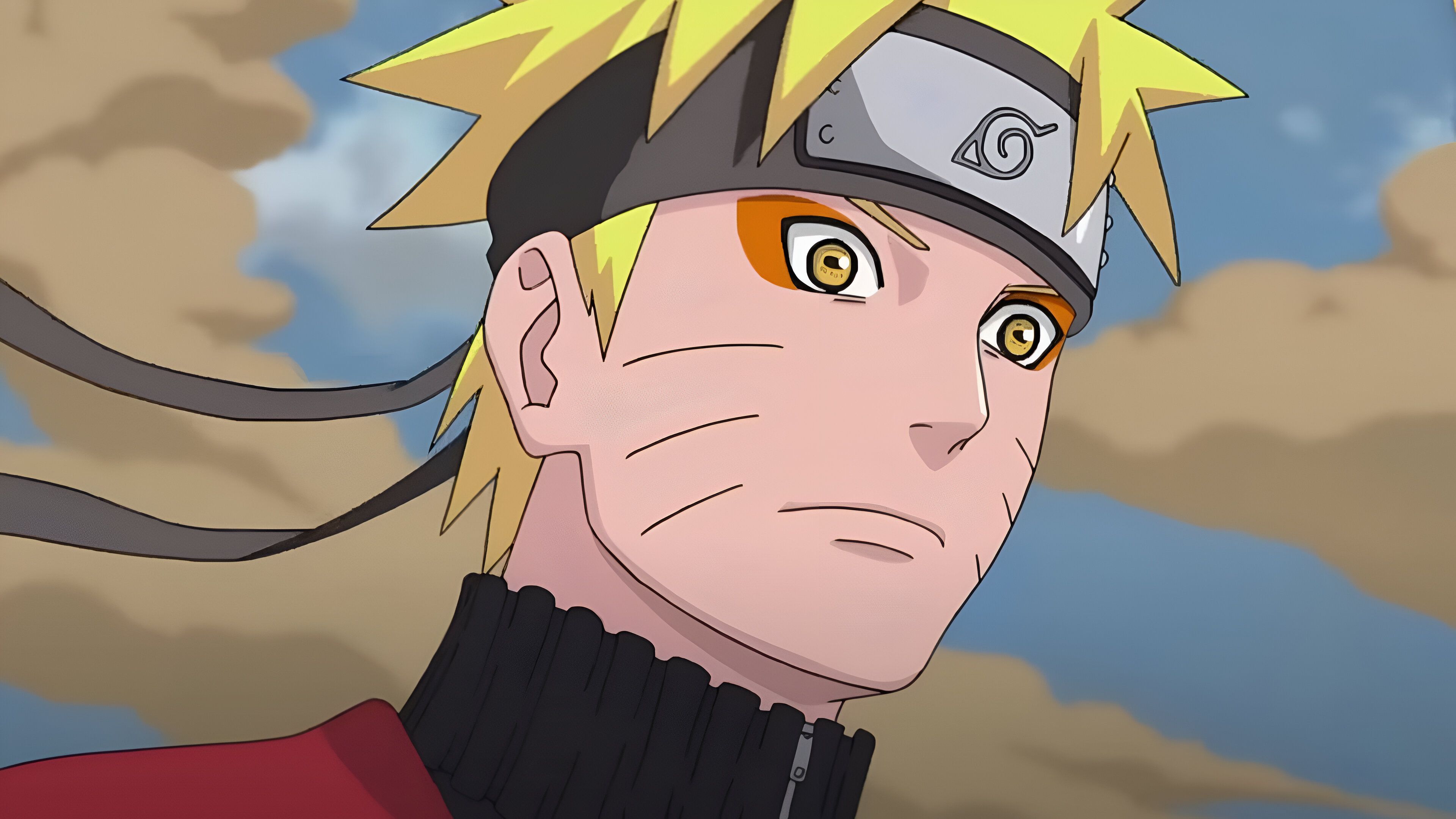 Naruto as seen in his first Sage Mode