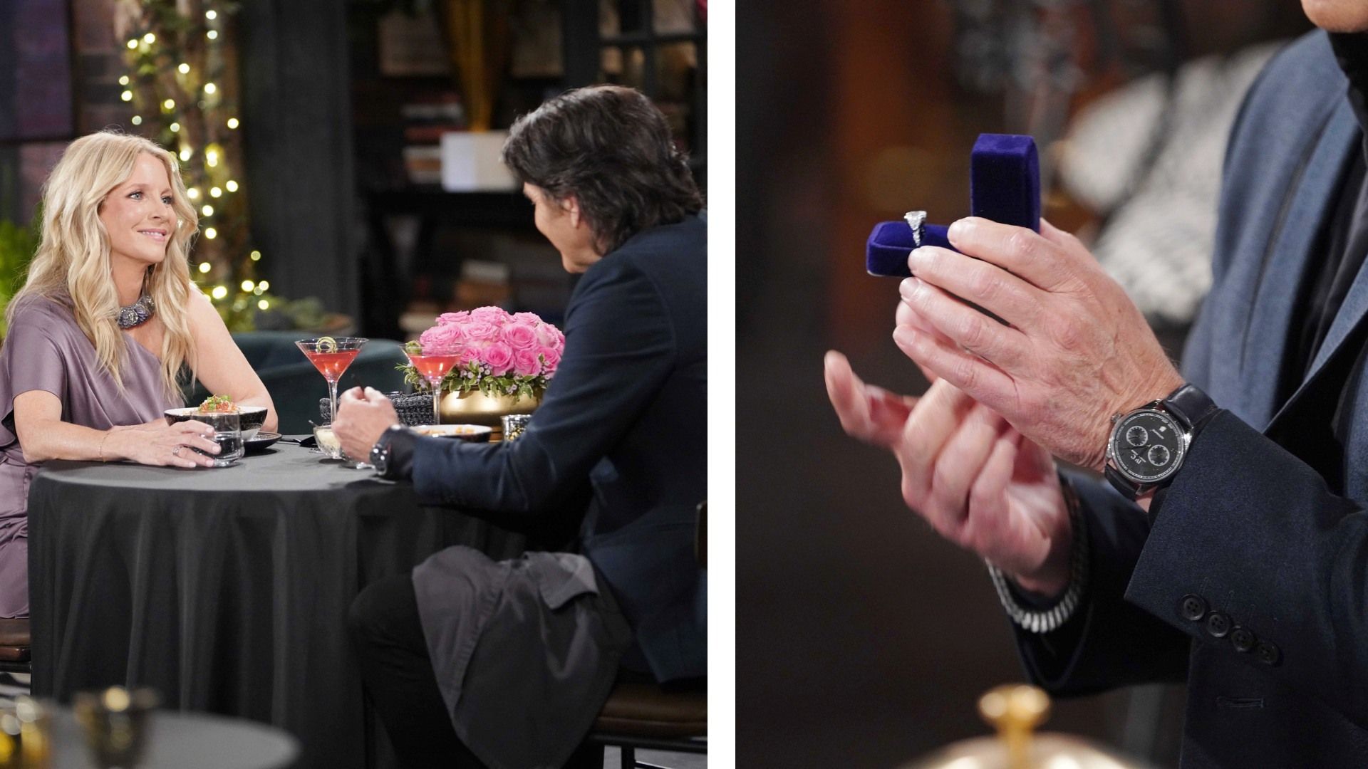 Christine (Lauralee Bell) and Danny (Michael Damian) are looking to the future on The Young and the Restless | Image: JPI