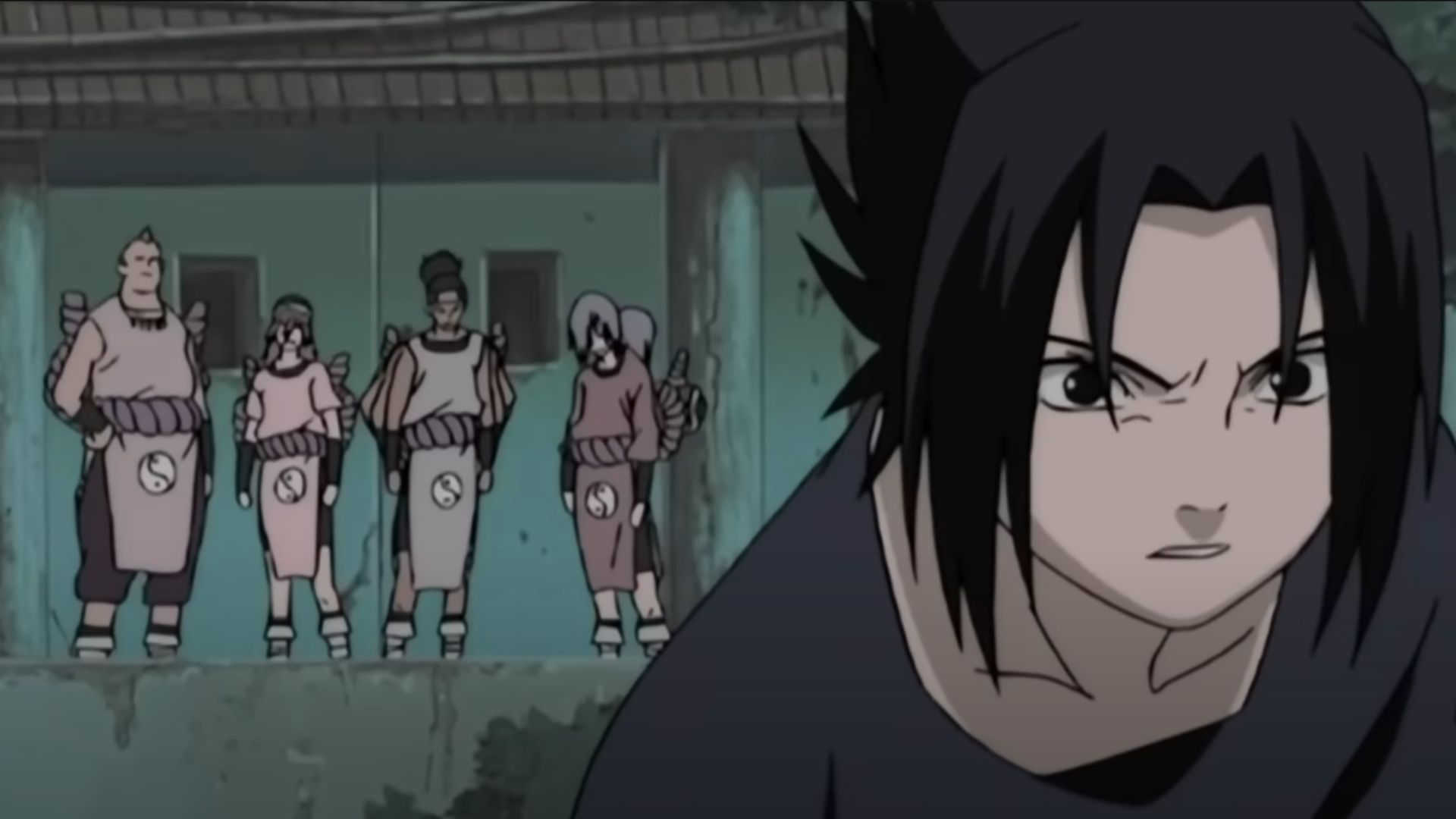 The Sound Four came to retrieve Sasuke (Image Source: Studio Pierrot)