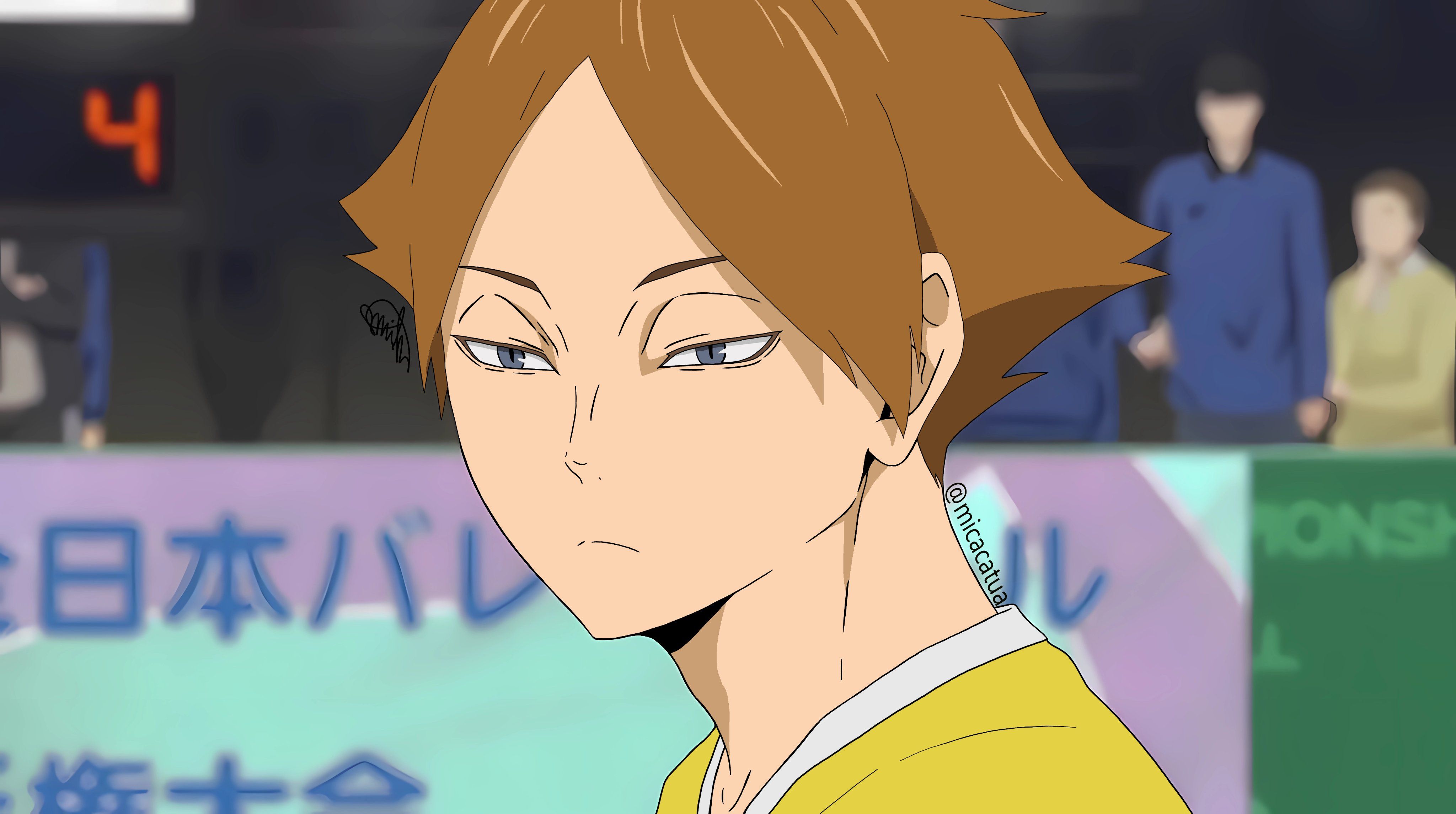 Komori in Haikyuu as seen in anime