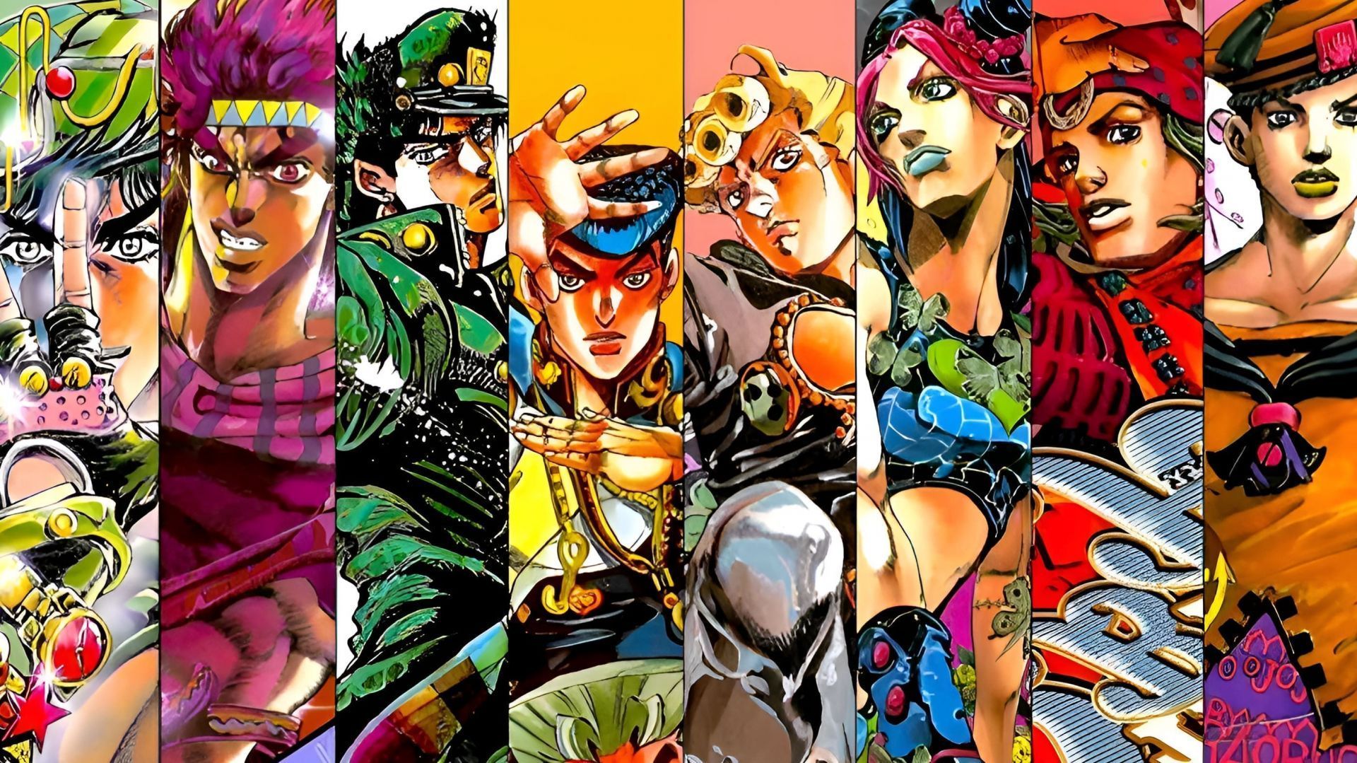 All members of the Joestar family in JoJo&rsquo;s Bizarre Adventure 
