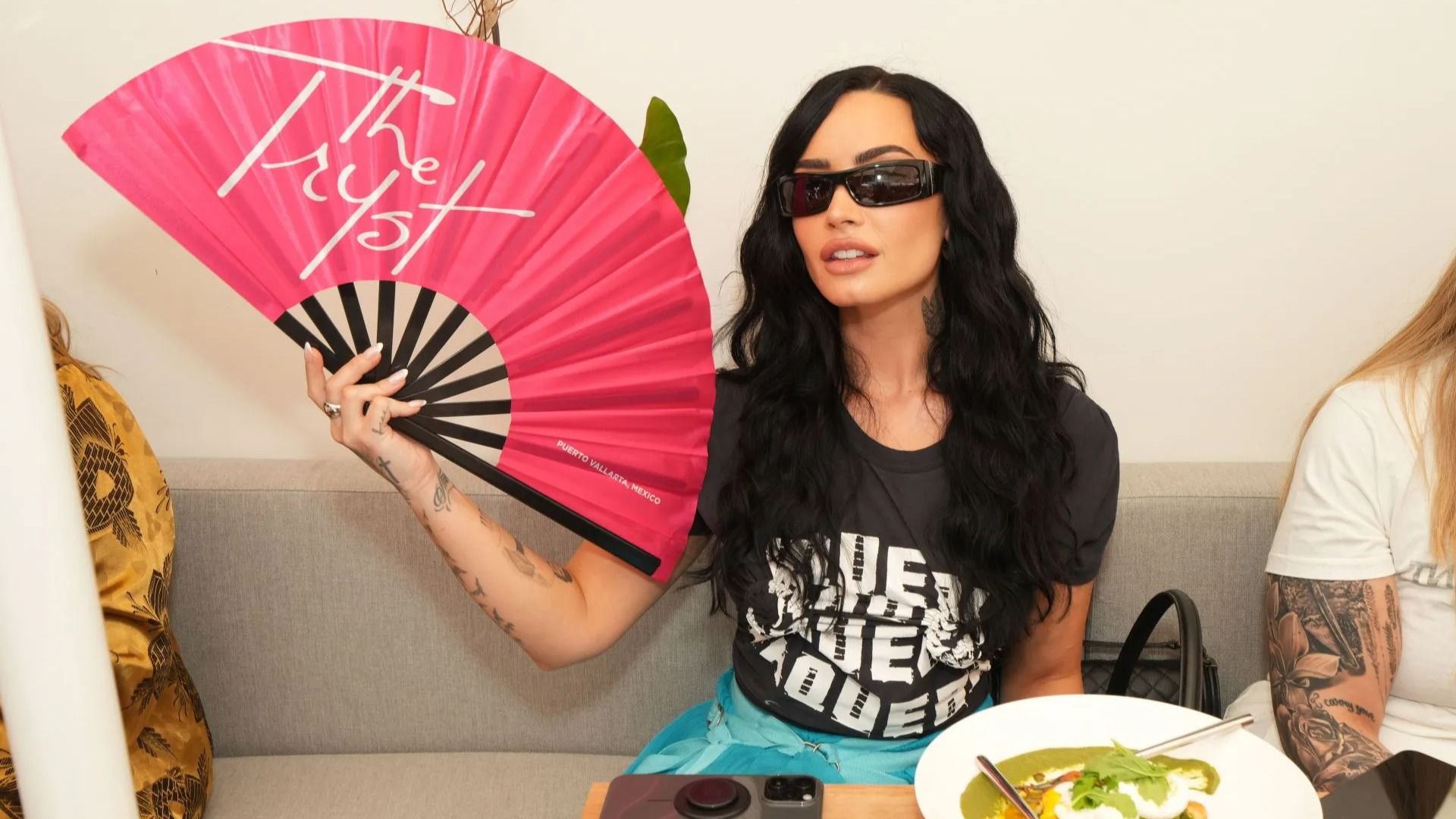 Demi Lovato attends the Drag Brunch during the Grand Opening Weekend - Source: Getty