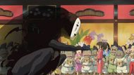 No Face offering items to Chihiro as seen in Spirited Away (Image credit: Studio Ghibli)