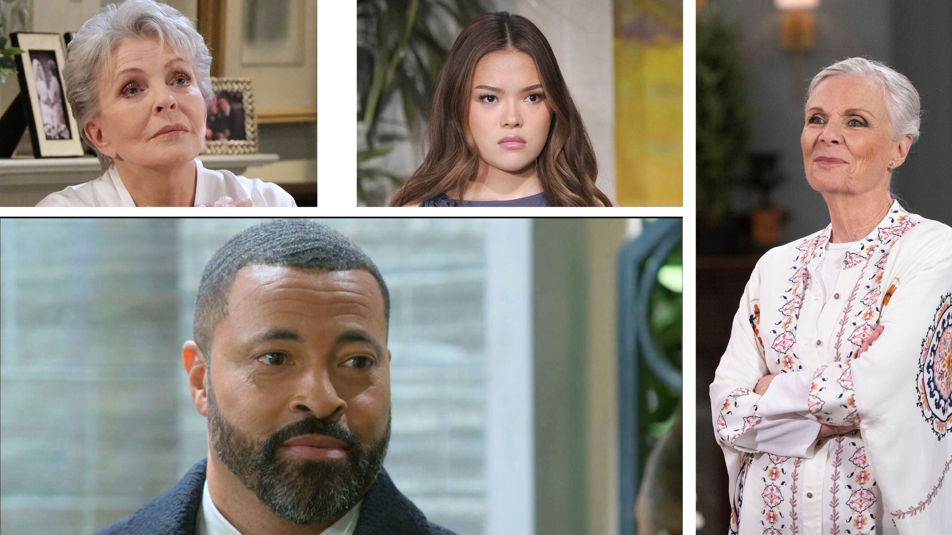 Susan Hayes (Julie, DAYS), Lisa Yamada (Luna, B&amp;B), Jane Elliot (Tracy, GH), and Timon Kyle Durrett (Bill, BTG) are getting talked about in terms of the 52nd Annual Daytime Emmy Awards | Image: JPI, Disney/Bahareh Ritter, CBS