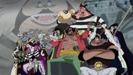 Blackbeard's pirate crew in One Piece (Image credit: Toei Animation)