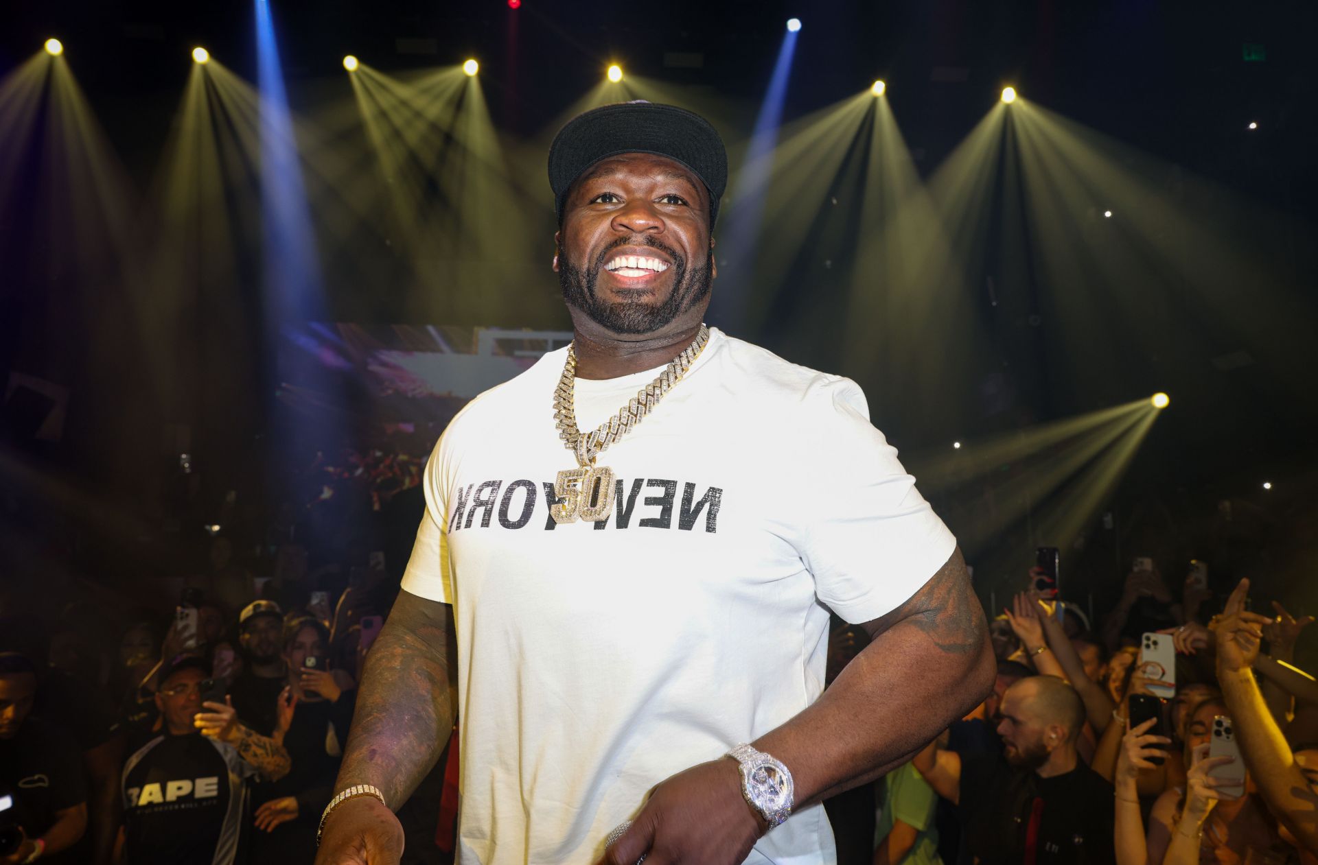 50 Cent Performs At E11EVEN Miami During Miami Race Week - Source: Getty