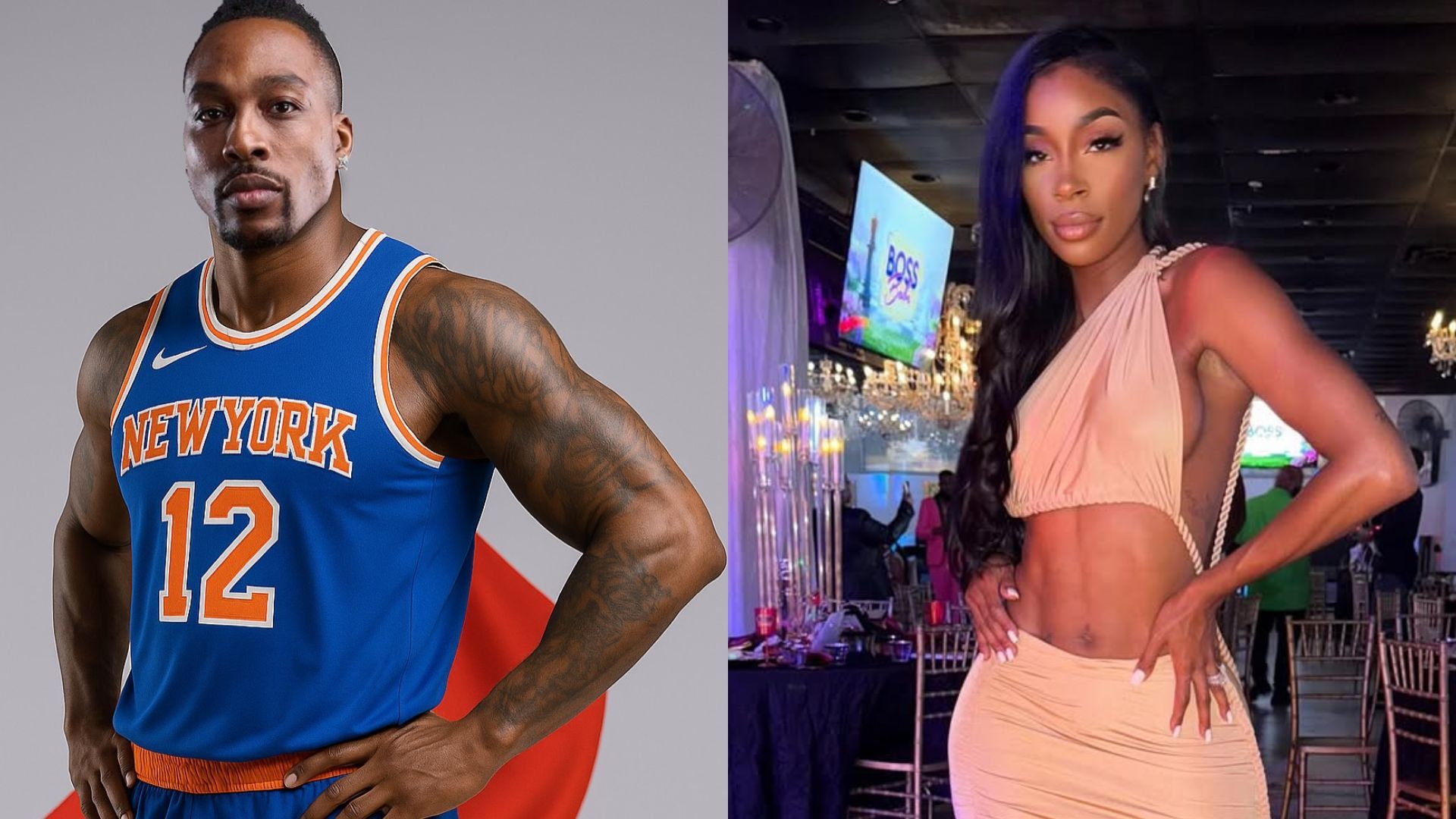 Amy Luciana and Dwight Howard (Image via Instagram/@amylucianiworld and @dwighthoward)
