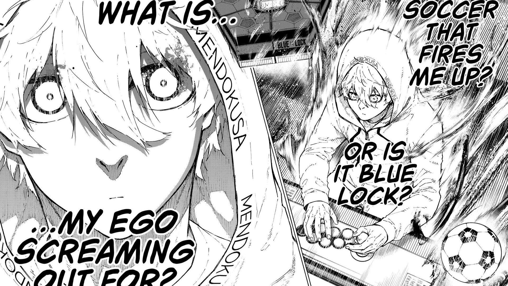 Nagi as seen in the Blue Lock manga (Image credit: Kodansha)