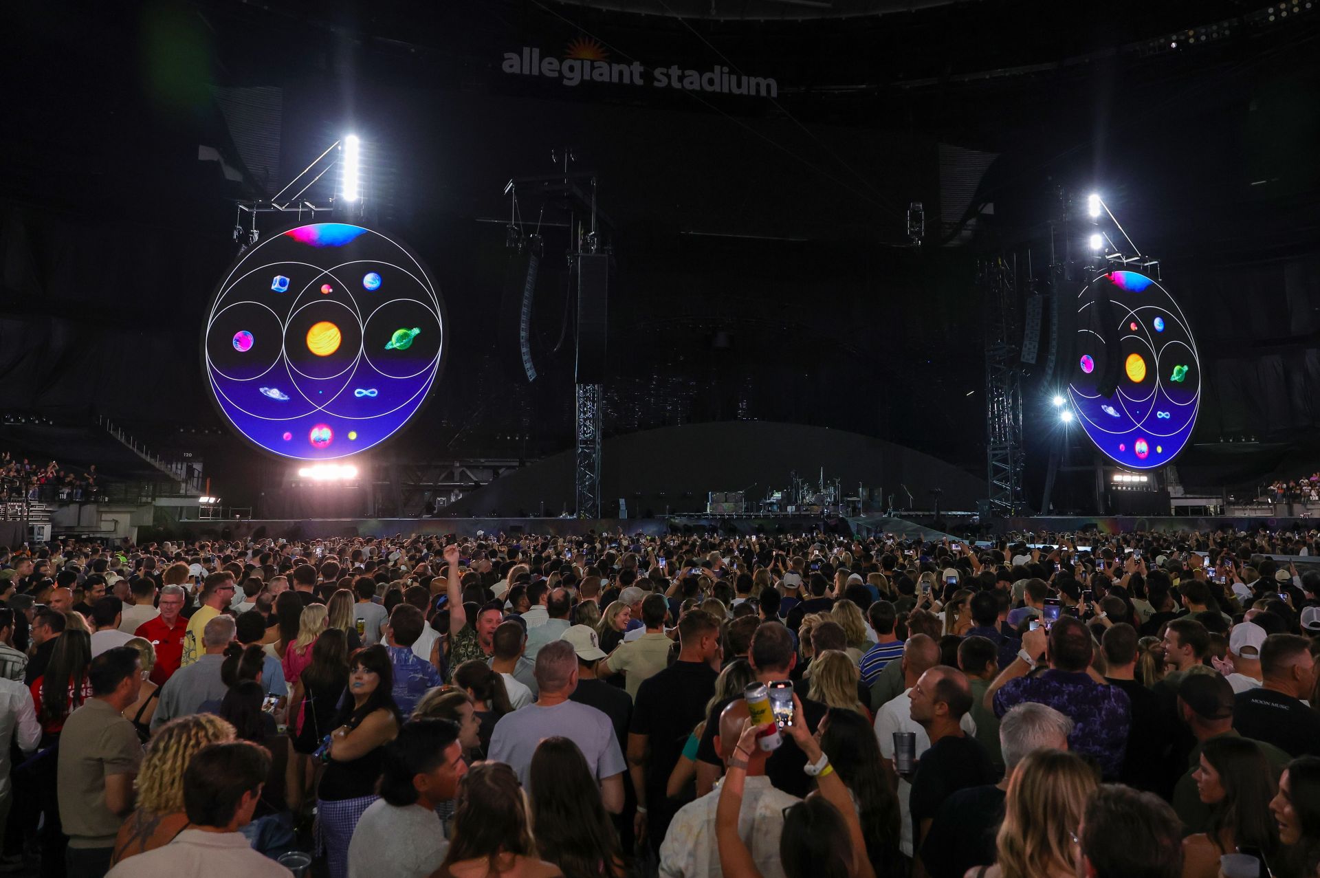 Coldplay: Music Of The Spheres World Tour With Elyanna And Willow - Las Vegas, NV - Source: Getty