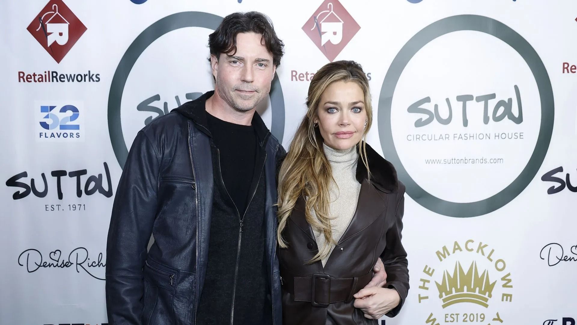 Aaron Phypers and Denise Richards attend Sutton Stracke