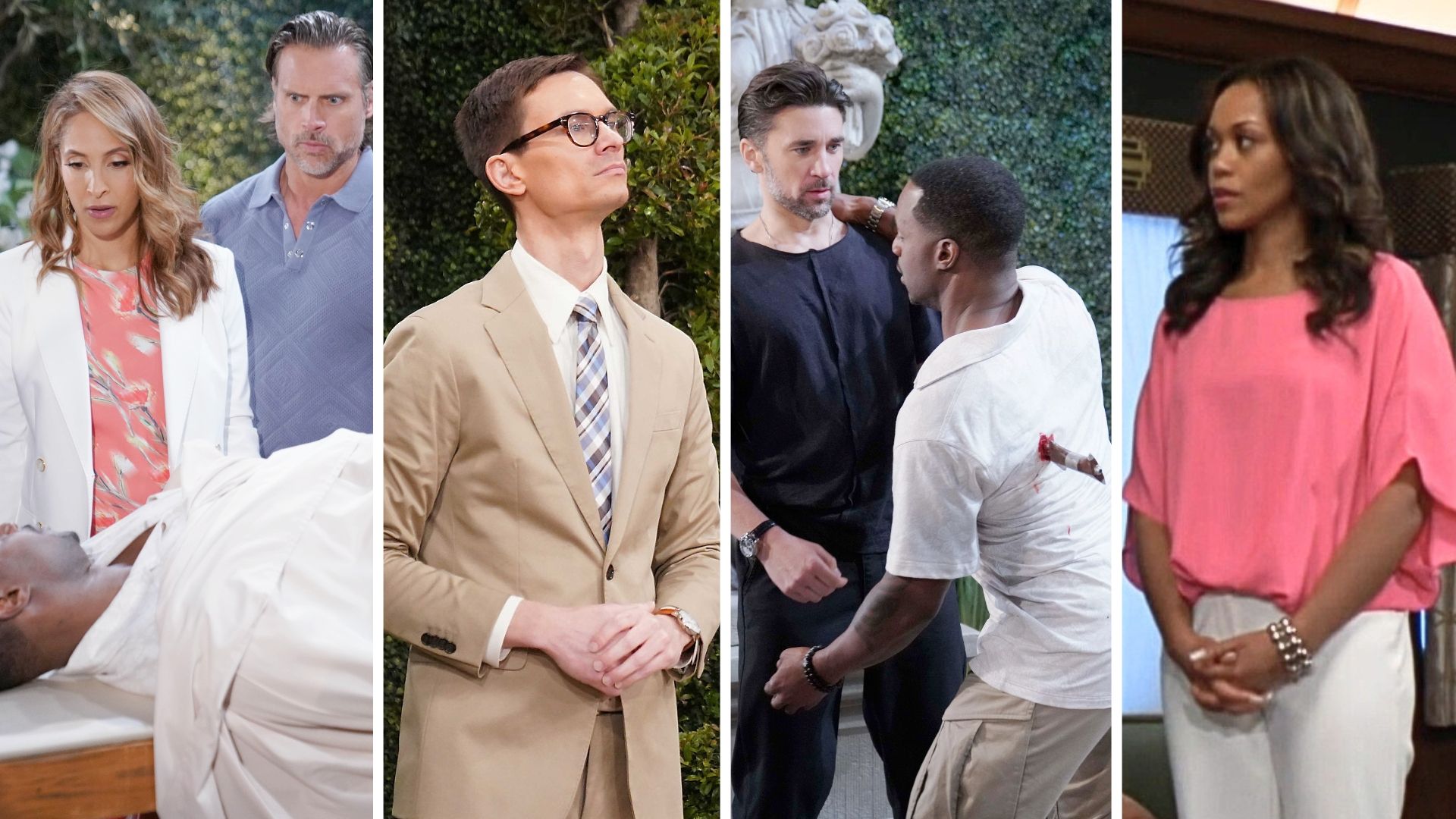 Lily, Nick, Damian, Cane, Amanda, and Carter on The Young and the Restless | Images: JPI