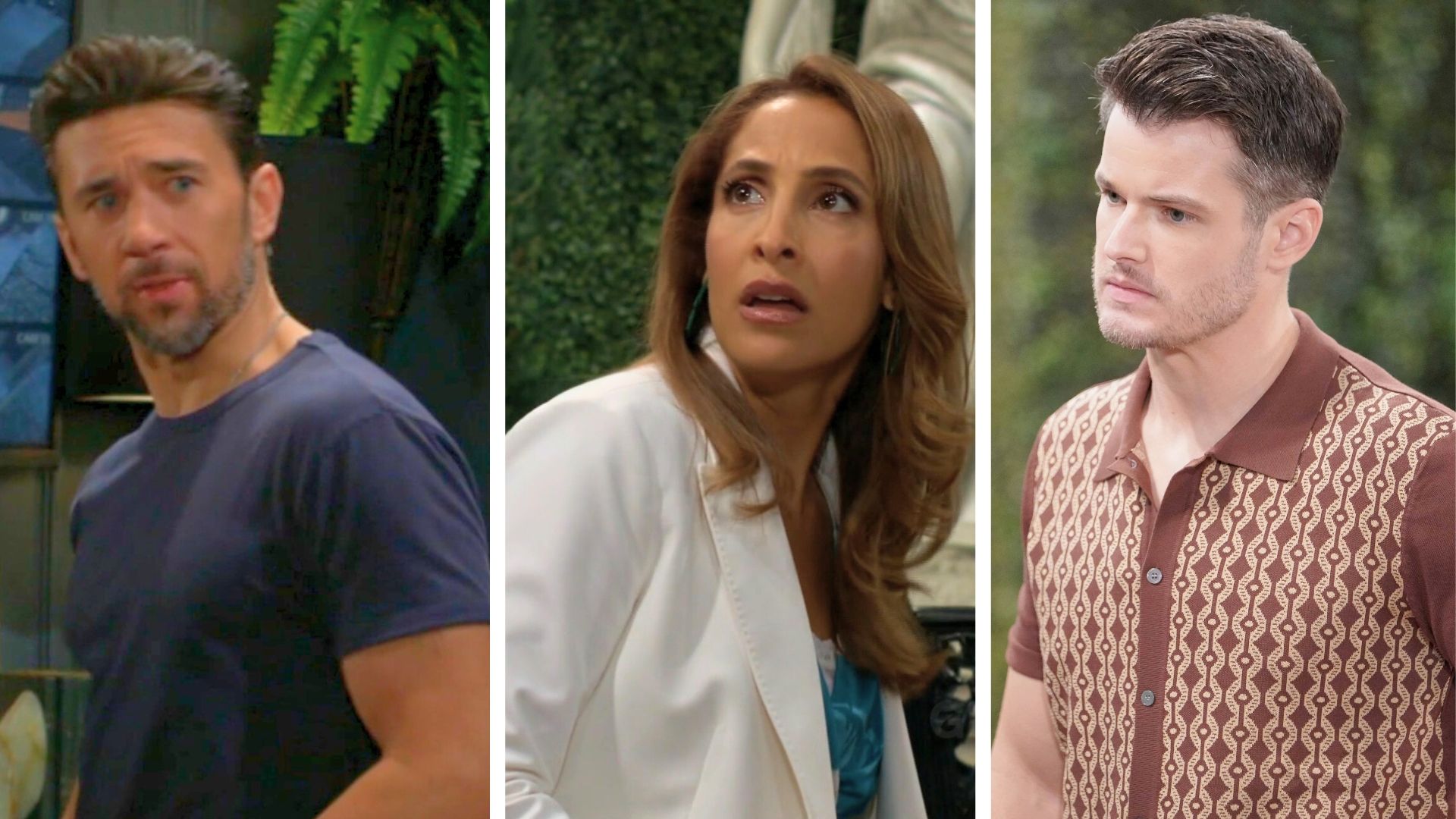 Cane, Lily, and Kyle on The Young and the Restless | Images: JPI/CBS