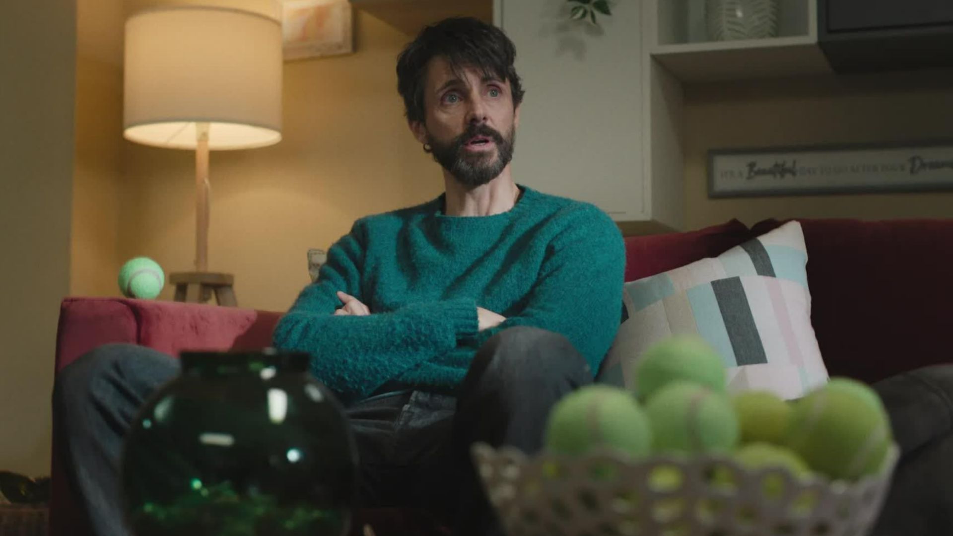Matthew Goode in Dept. Q (Image via Netflix)