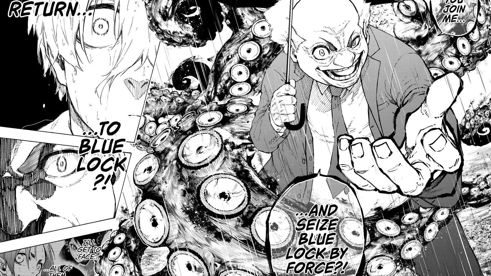 Nagi and Buratsuta as seen in the Blue Lock manga (Image credit: Kodansha)