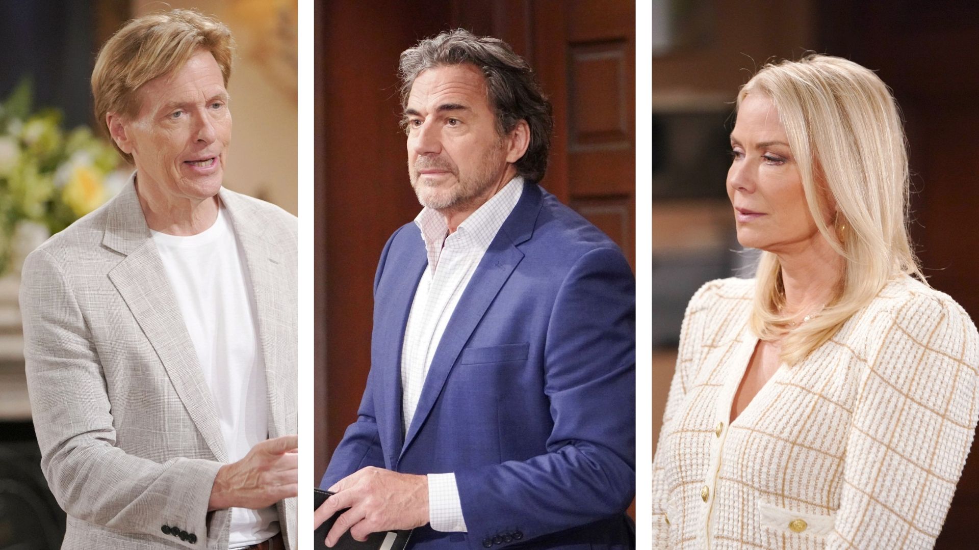Nick, Ridge, and Brooke on The Bold and the Beautiful | Images: JPI