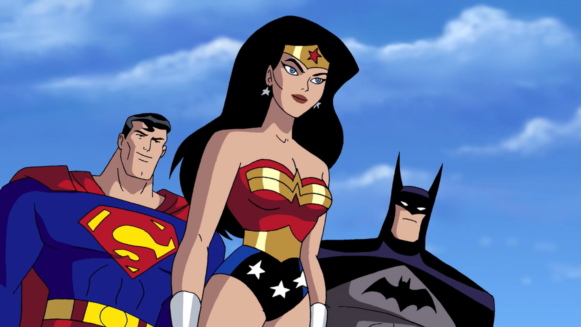 The DCAU Batman, Wonder Woman, and Superman | Image Via: DC