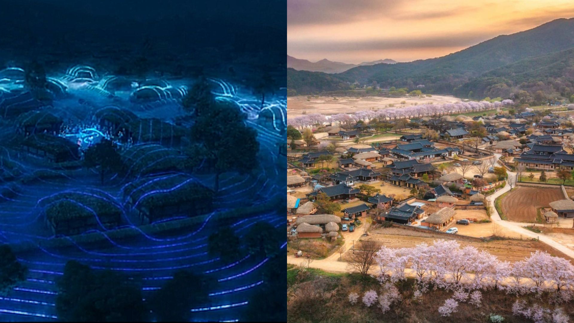Andong Hahoe Village (Images via Netflix and Instagram @visitkorea.uk)