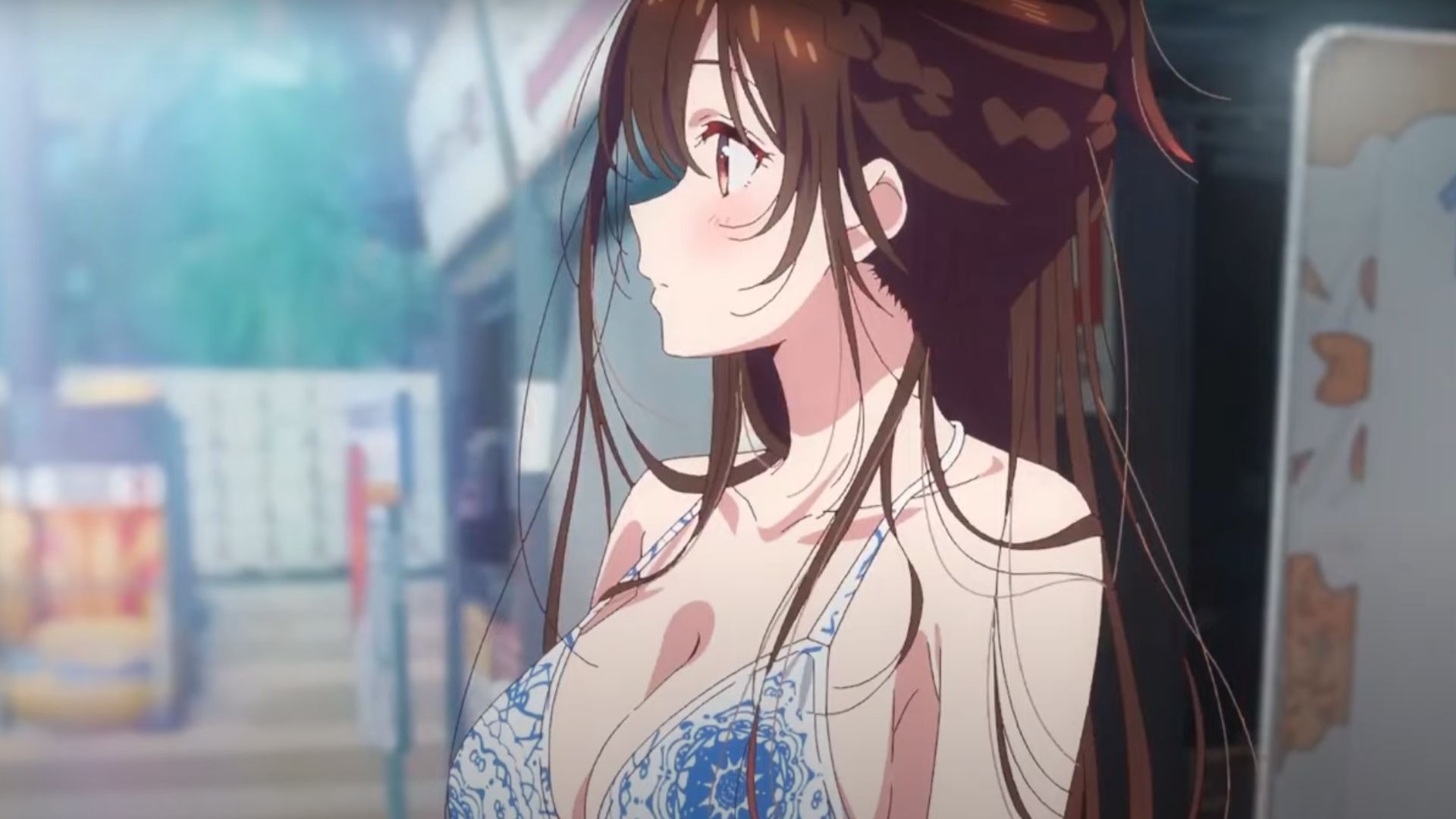 Chizuru Ichinose as seen at the Hawaiian Hotel (Image Source: Studio TMS Entertainment)