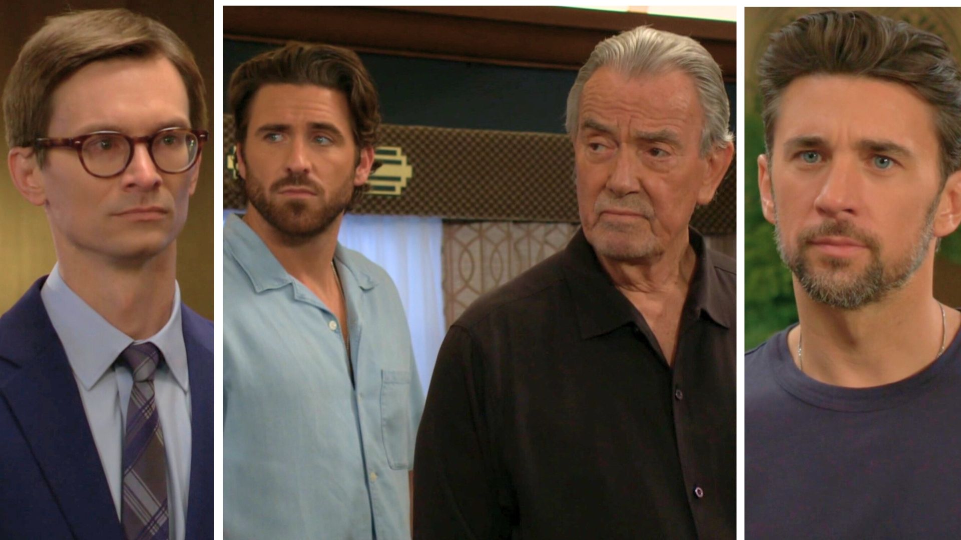 Carter, Chance, Victor, and Cane on The Young and the Restless | Image: CBS