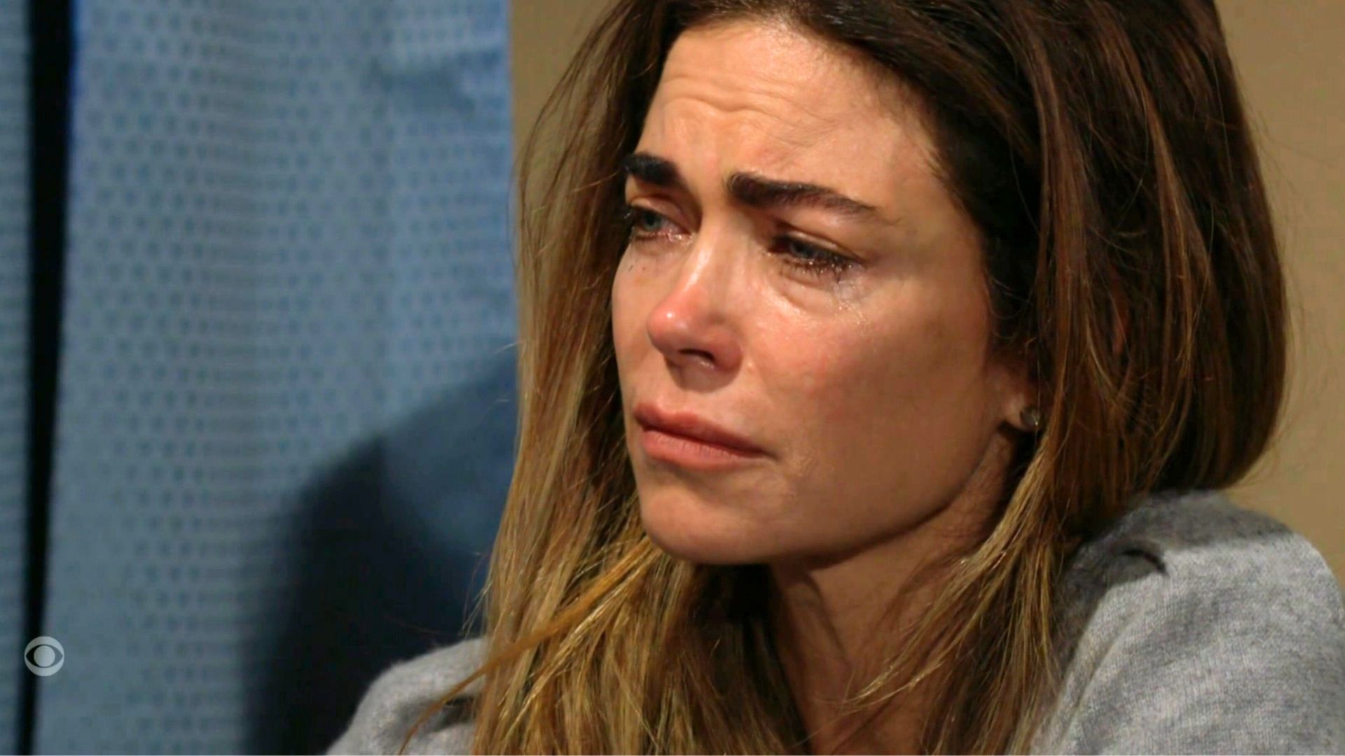 A grieving Victoria (Amelia Heinle) will find comfort on The Young and the Restless | Image: CBS