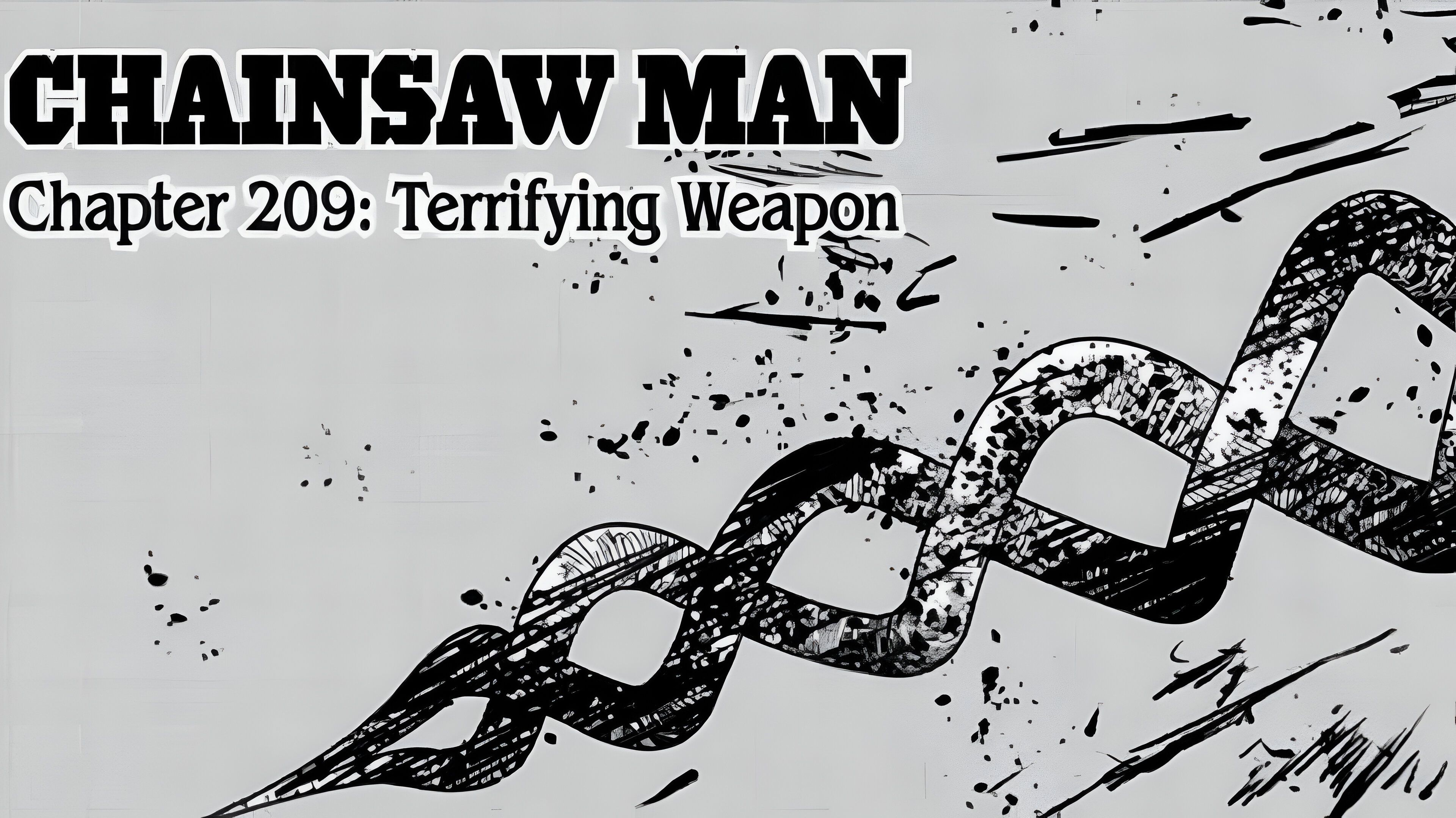The cover Image of Chainsaw Man manga Chapter 209