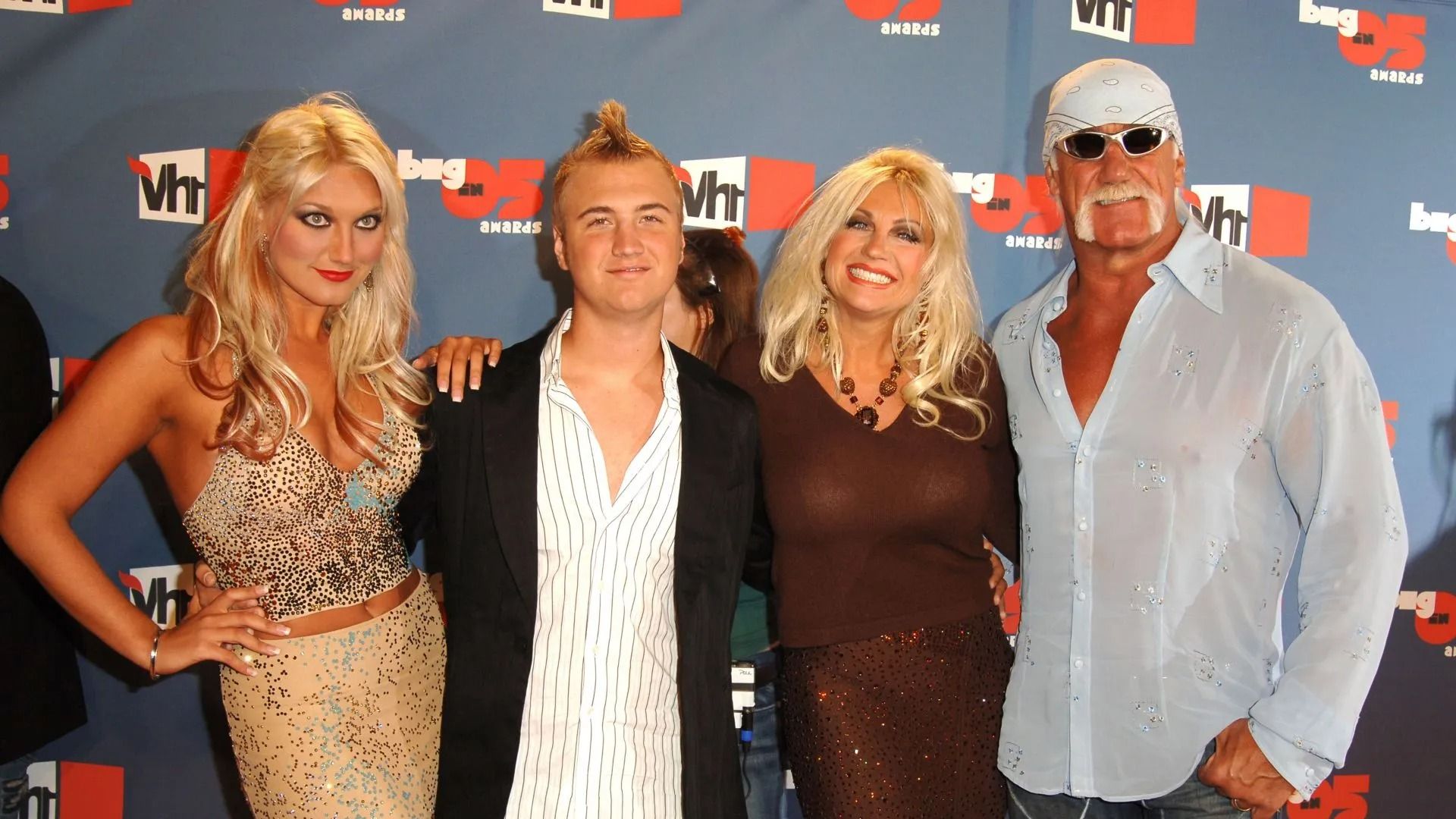Brooke Hogan, Nick Hogan, Linda Hogan and Hulk Hogan Arrive at the VH1 Big in 