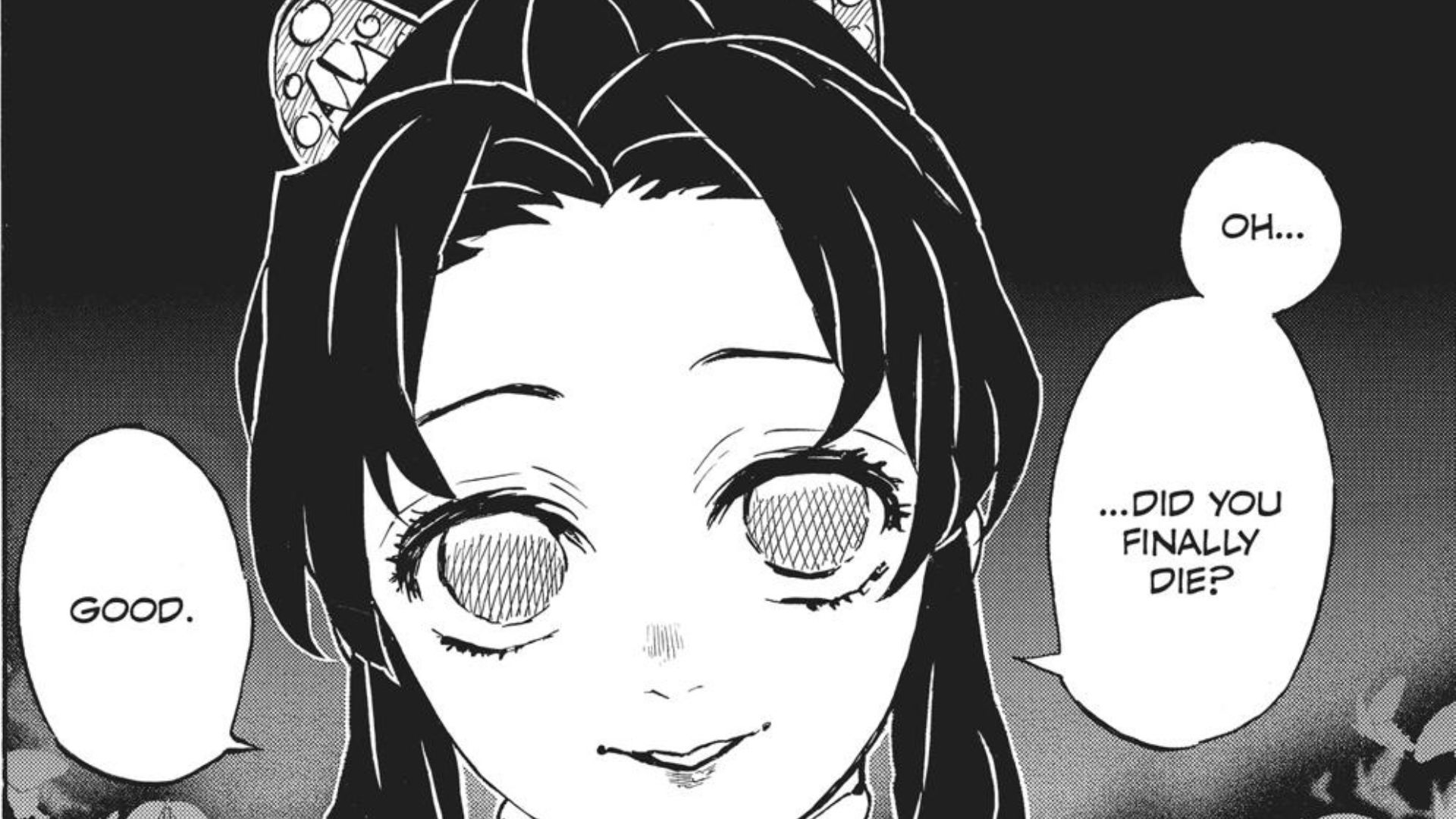 Shinobu as seen in the Demon Slayer manga (Image credit: Shueisha)