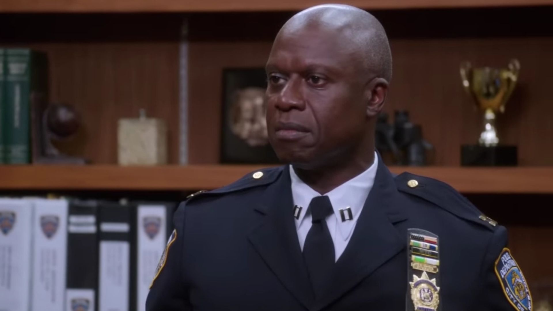 Andre Braugher as Captain Raymond Holt in Brooklyn Nine-Nine | Image via: Universal Television