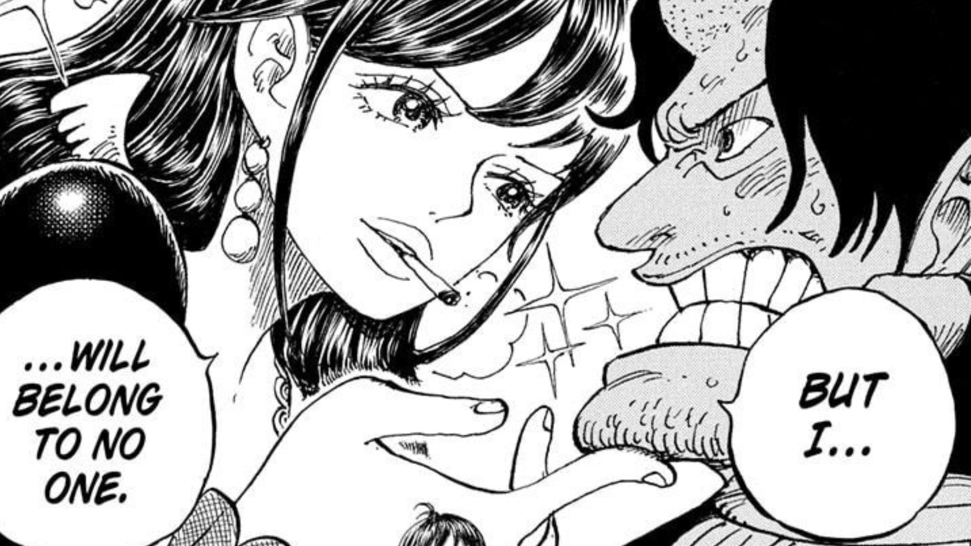 Shakky and Roger as seen in the manga 