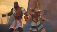 Achilles and Memnon in Eyes of Wakanda Episode 2 (Image Via: Disney+)