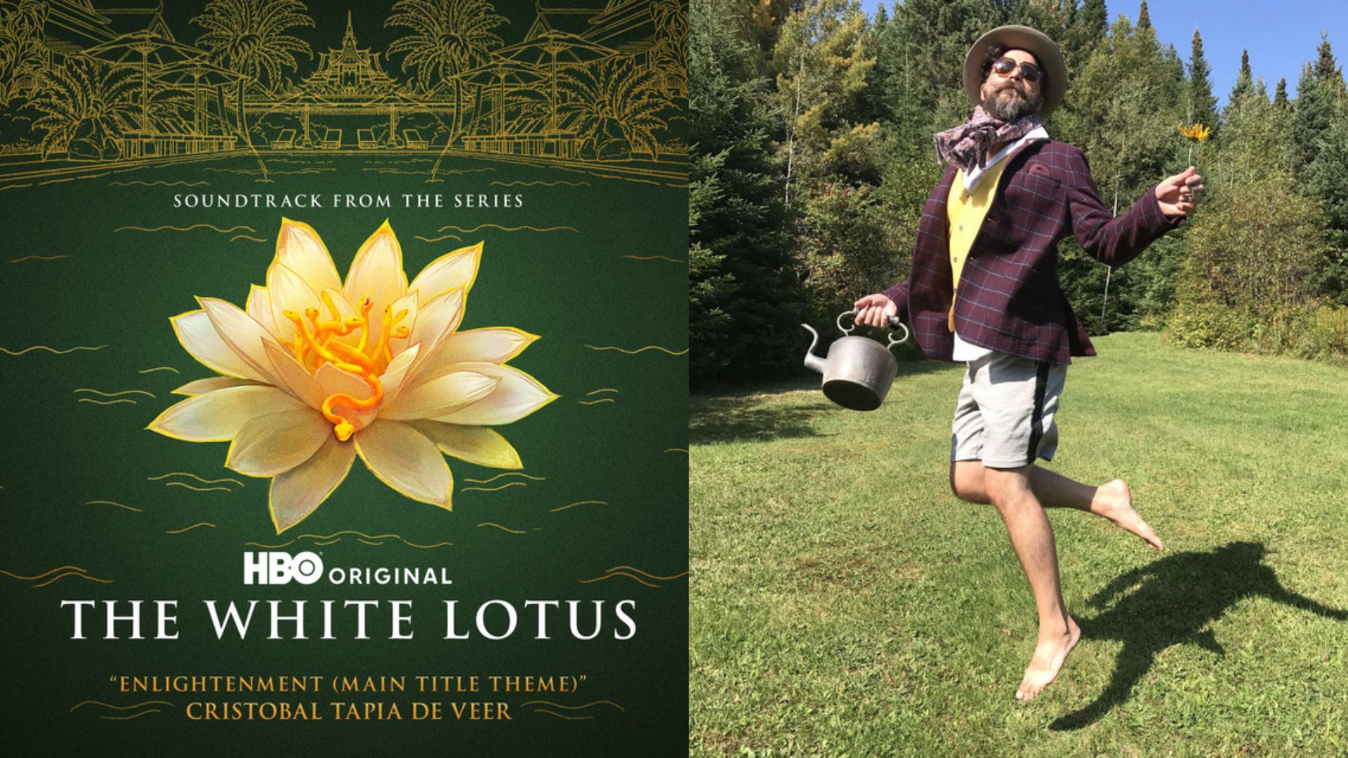 Enlightenment by Cristobal Tapia de Veer in The White Lotus | Images via Spotify
