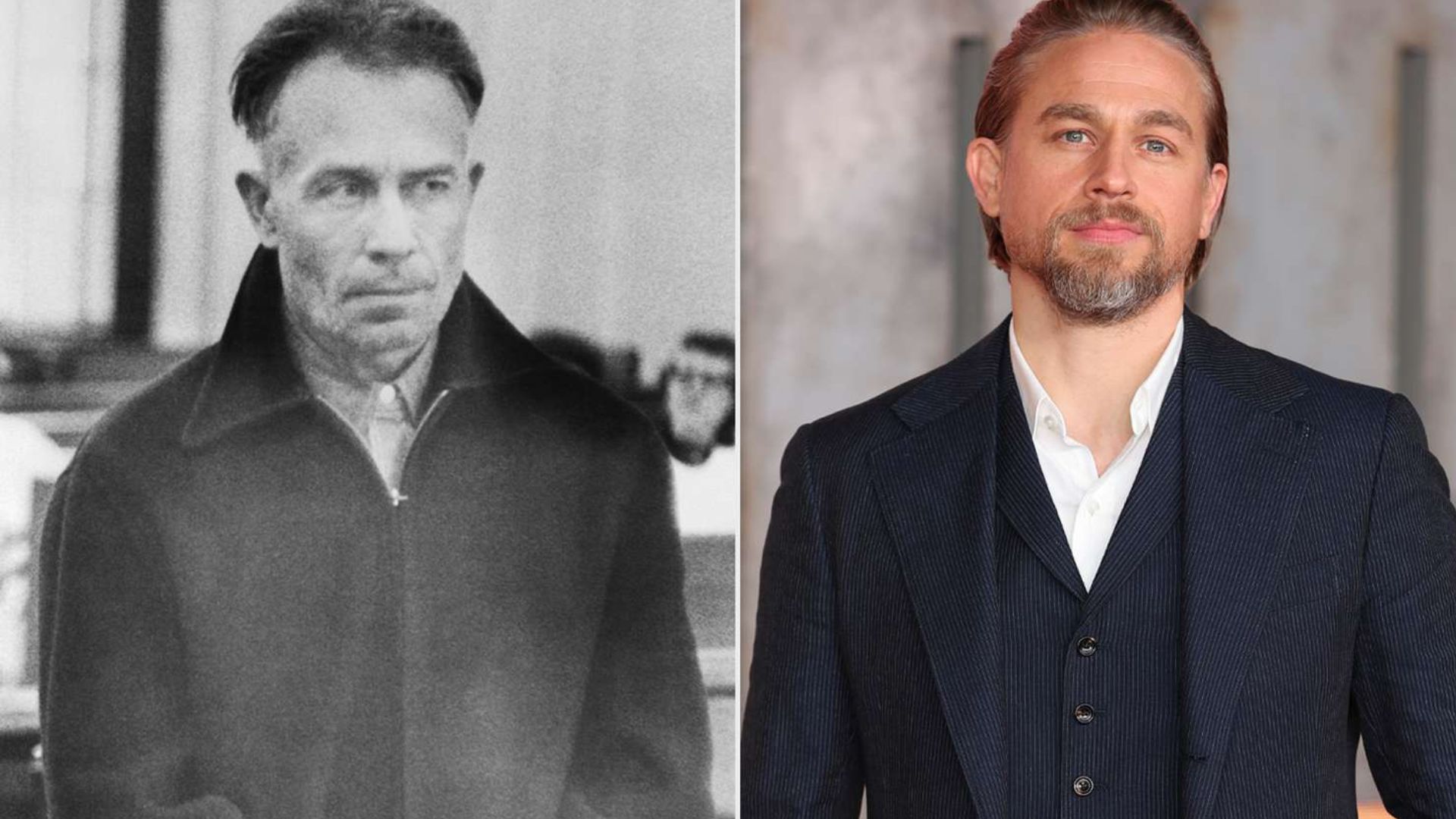 Ed Gein and Charlie Hunnam | Image via People