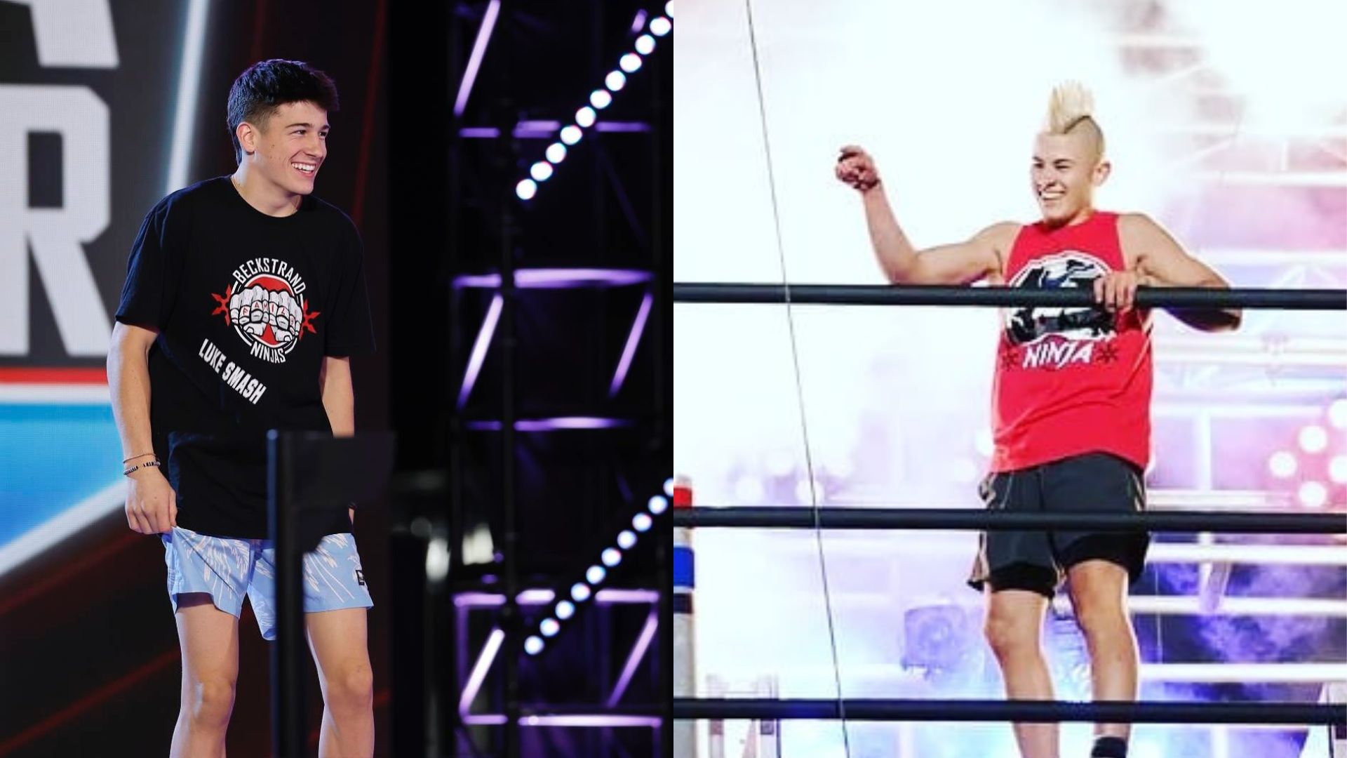 Luke and Kai Beckstrand from American Ninja Warrior | Image via Instagram/ @kai_mohawk_ninja @luke_smask28