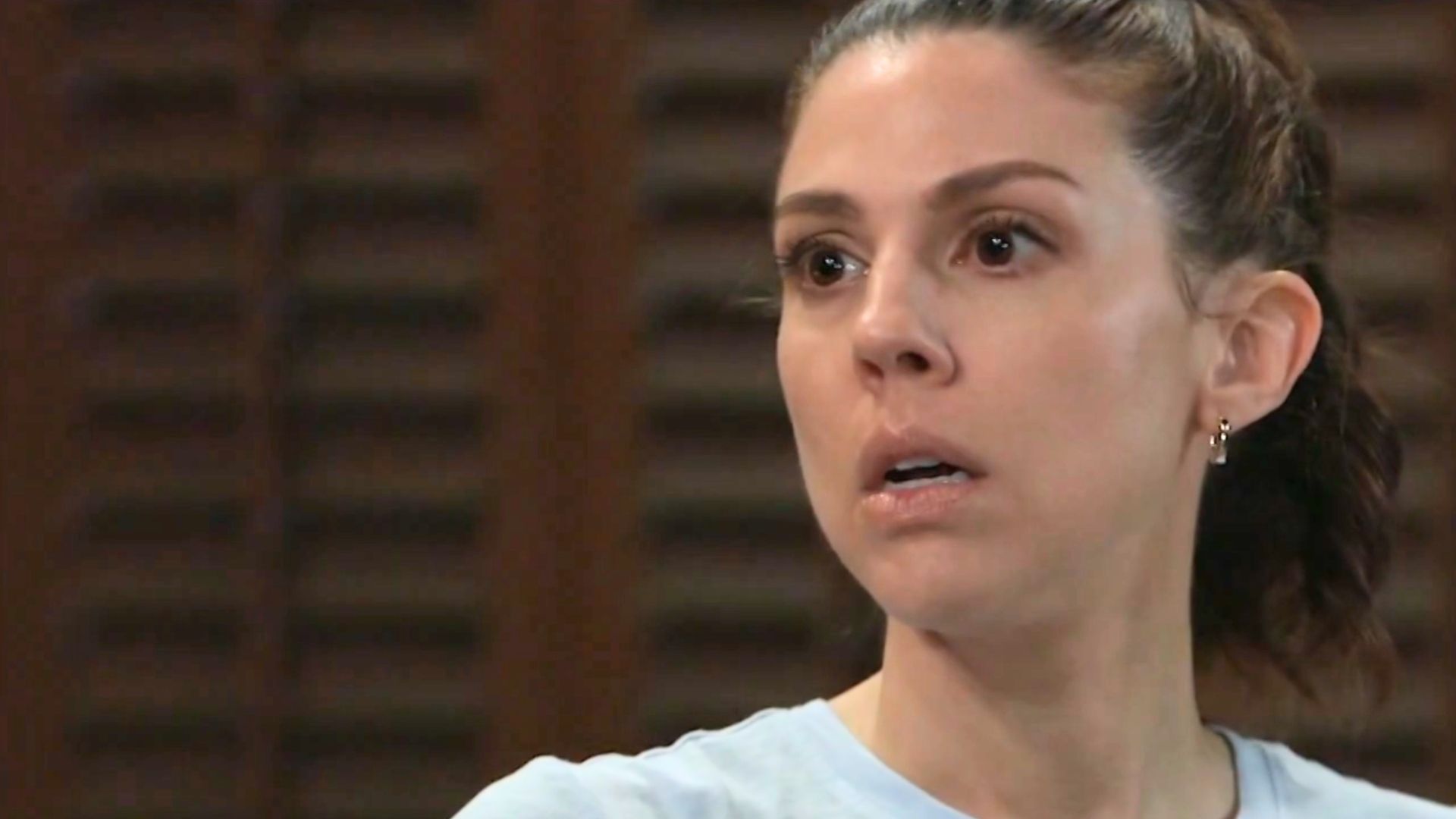 Kristina is shocked at Ava&#039;s actions | Image: ABC