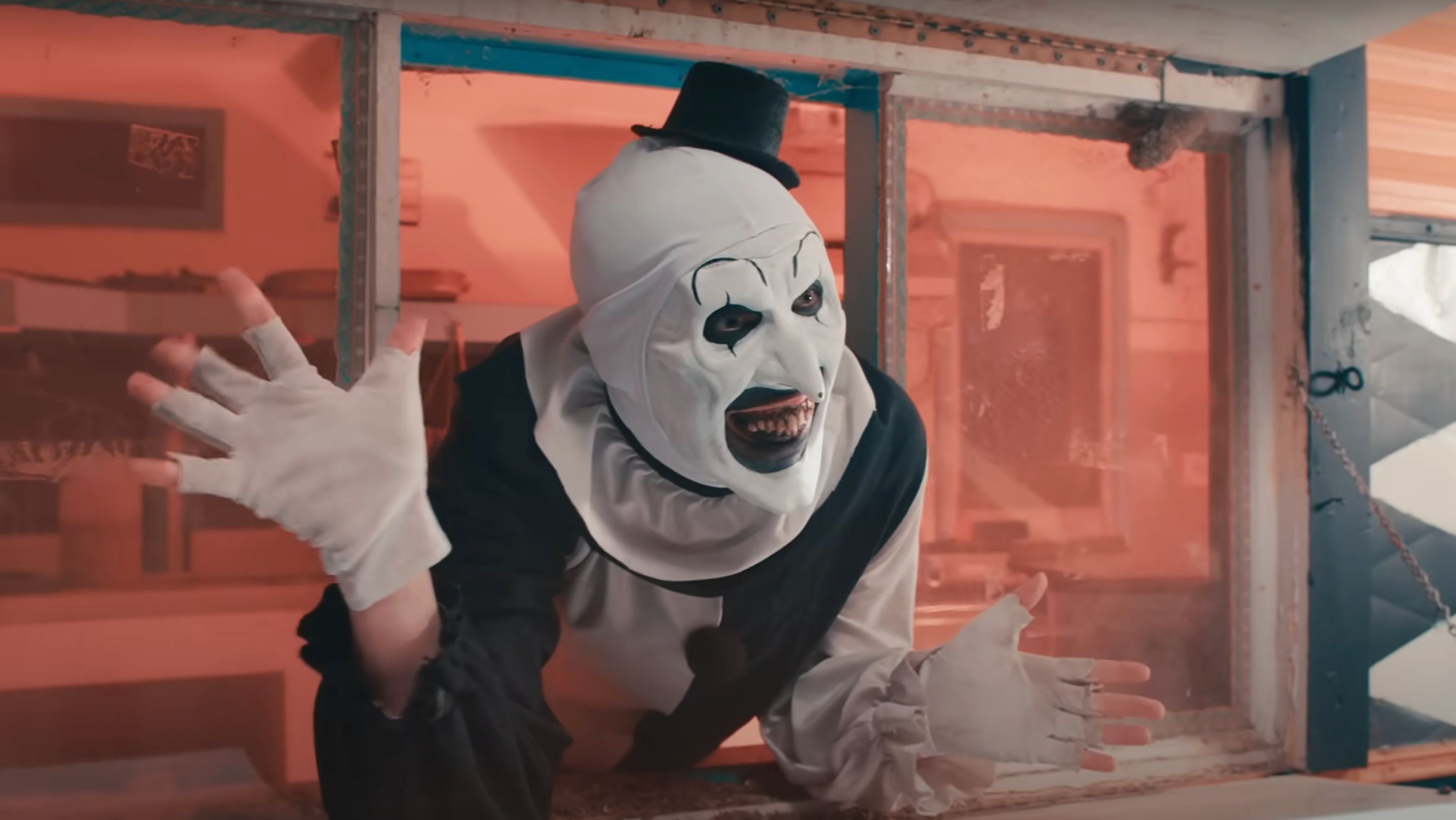 Art the Clown in the Terrifier franchise (Image via YouTube/Cineverse)