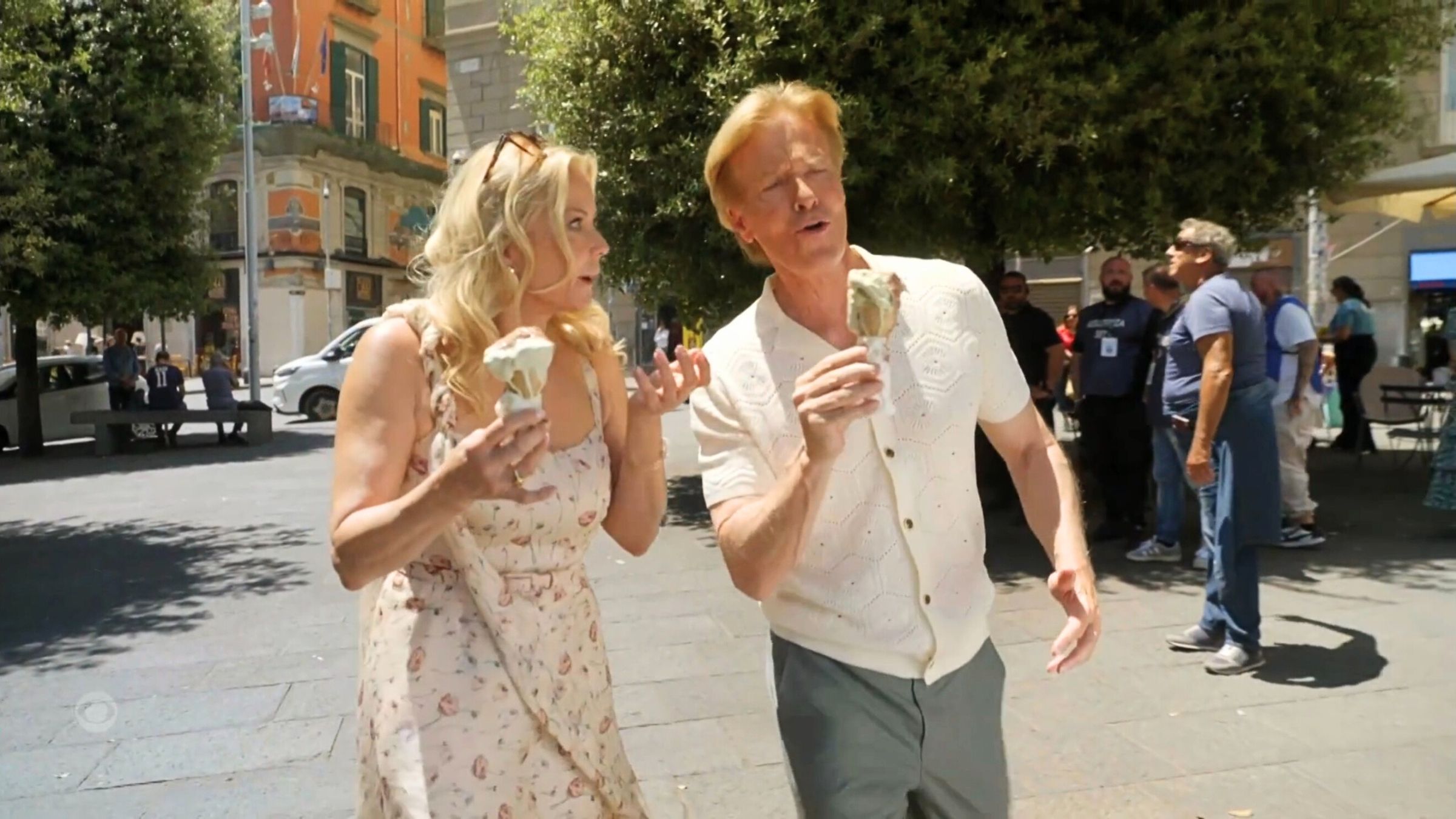The Bold and the Beautiful: Nick and Brooke enjoy melting Gelato | Image: CBS