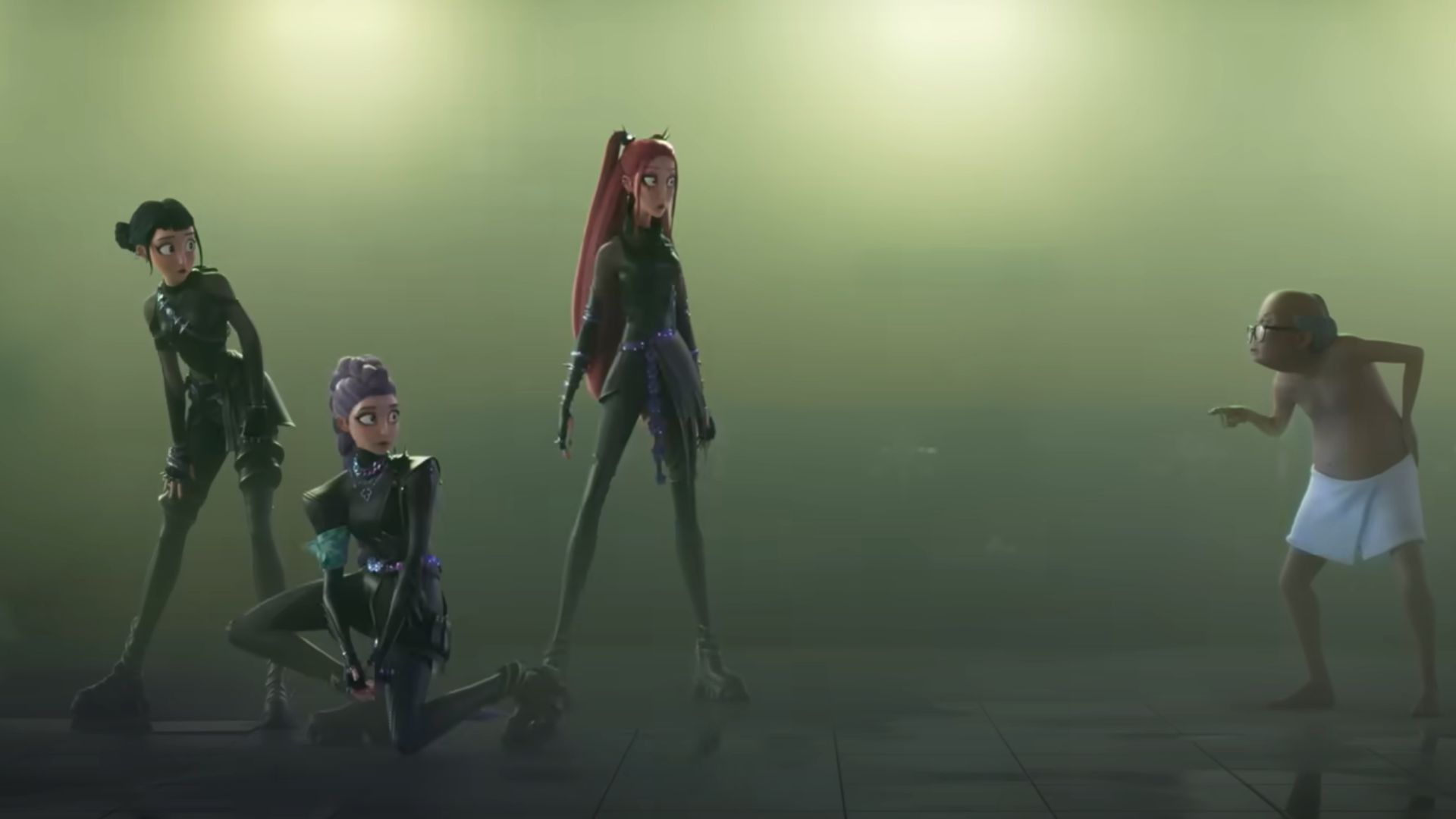 A still from KPop Demon Hunters