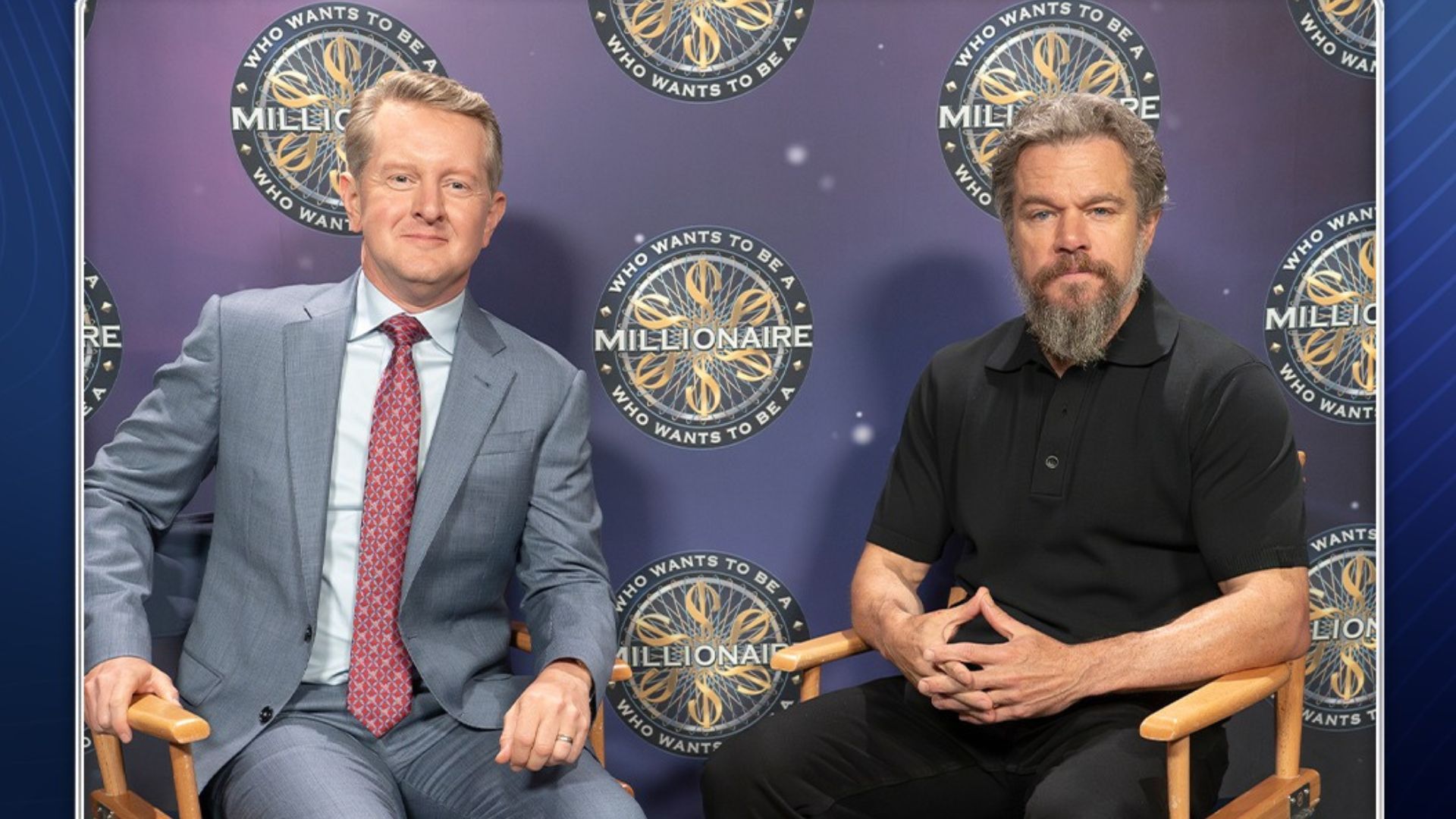 Matt Damon on Who Wants to Be a Millionaire | Image via Instagram/ @millionairetv