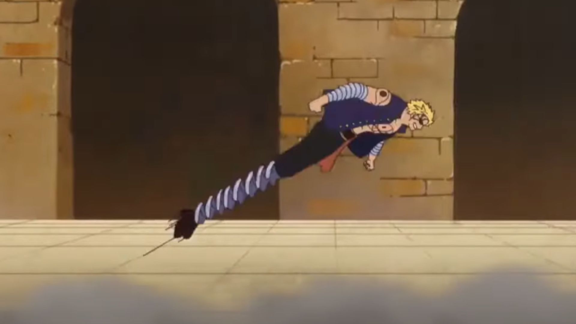 Bane Bane no Mi&#039;s ability as seen in the series (Image Source: Toei Animation)