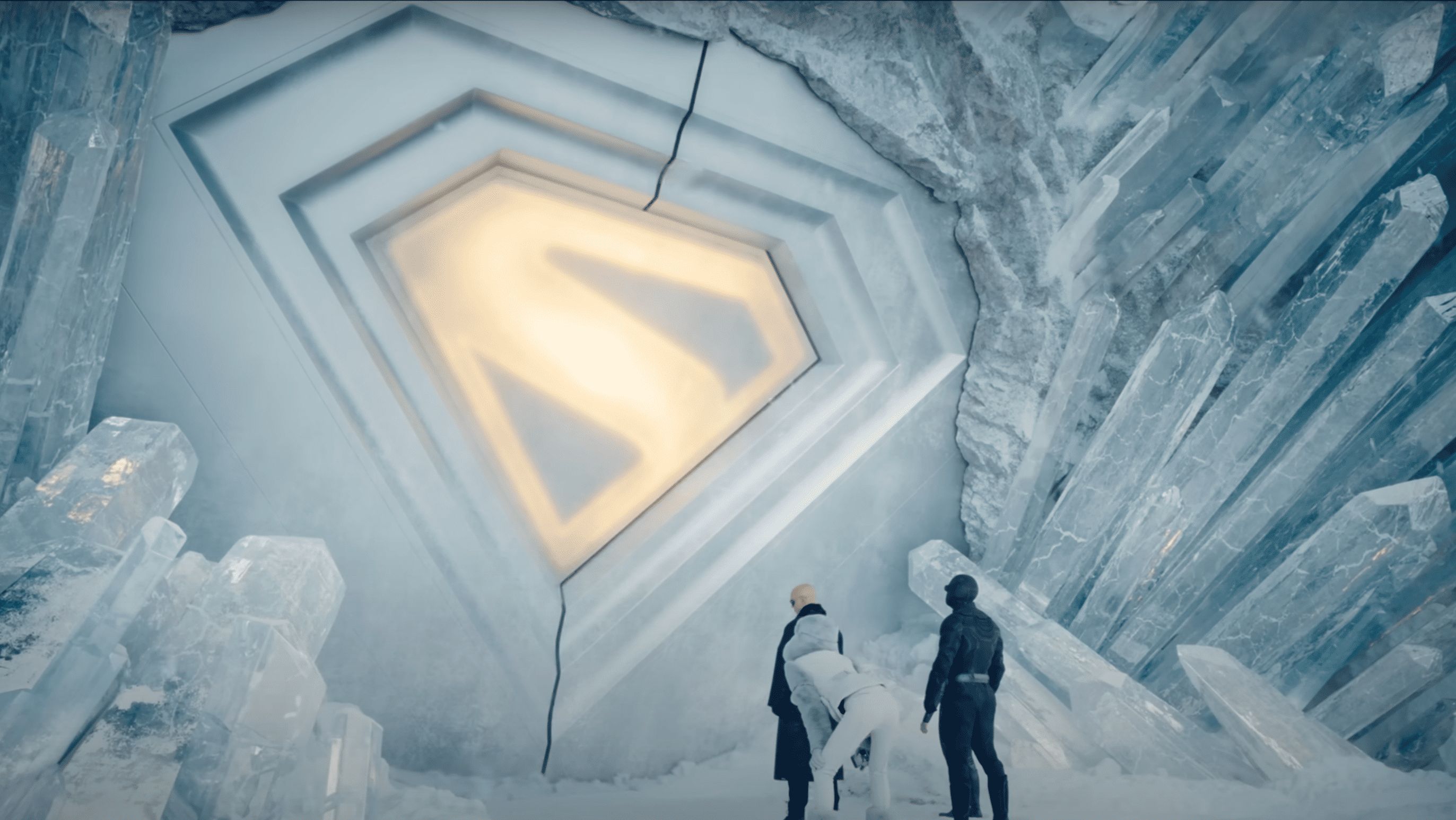 A still from James Gunn&rsquo;s DCU film (Image via YouTube/DC)