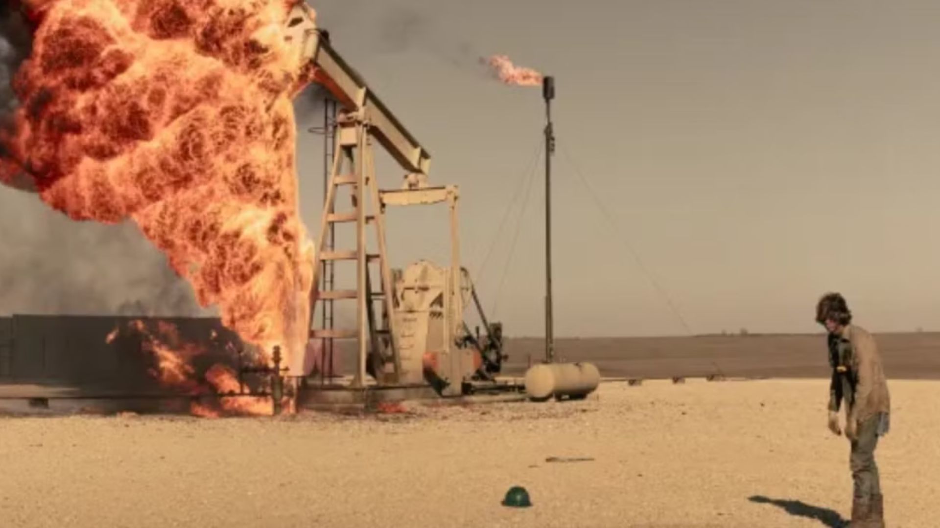 Oil rig explosion in Landman | Image via Hotstar