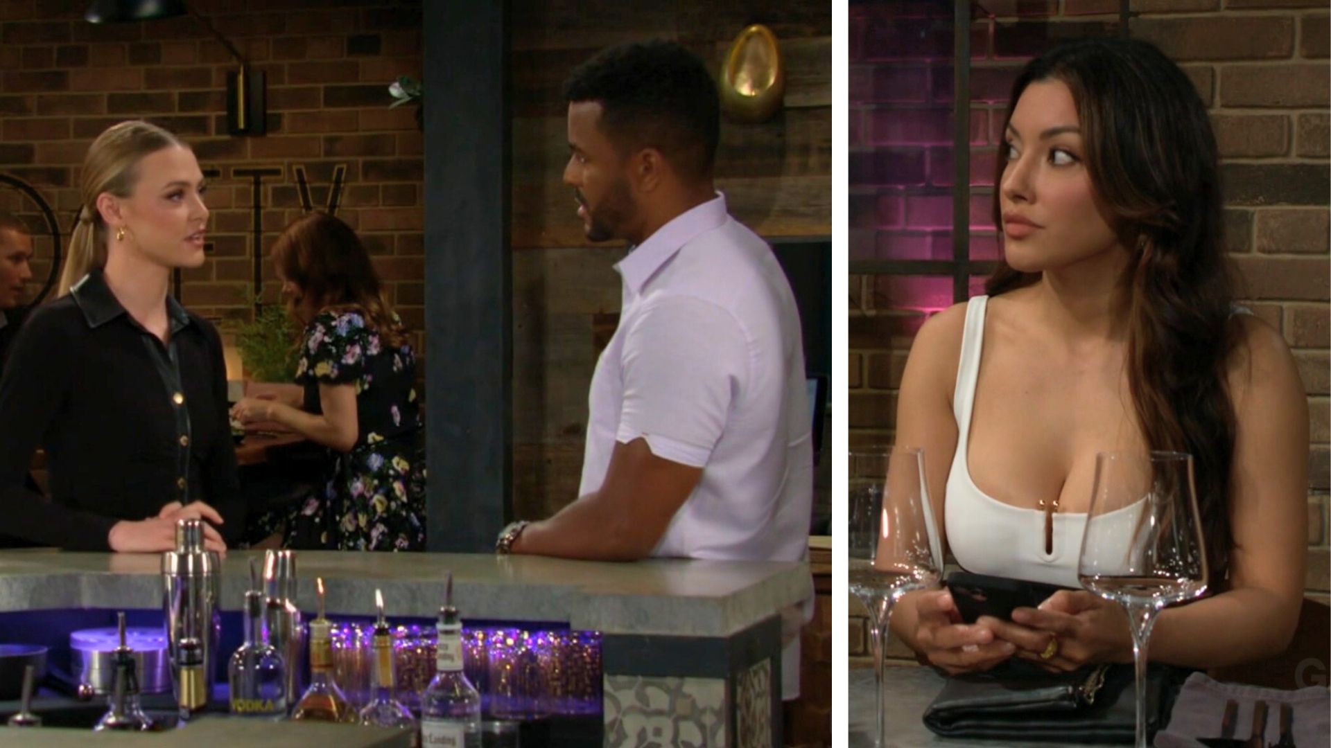 Audra overhears Claire mention her name to Nate on The Young and the Restless | Images: CBS
