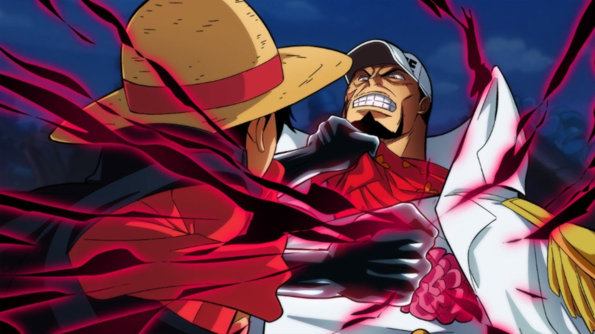 Luffy vs Akainu (Image Credits: Toei Animation)