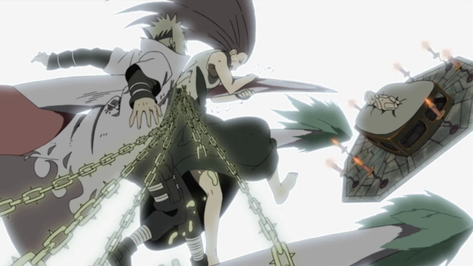 Minato and Kushina saving Naruto (Image credit: Studio Pierrot)