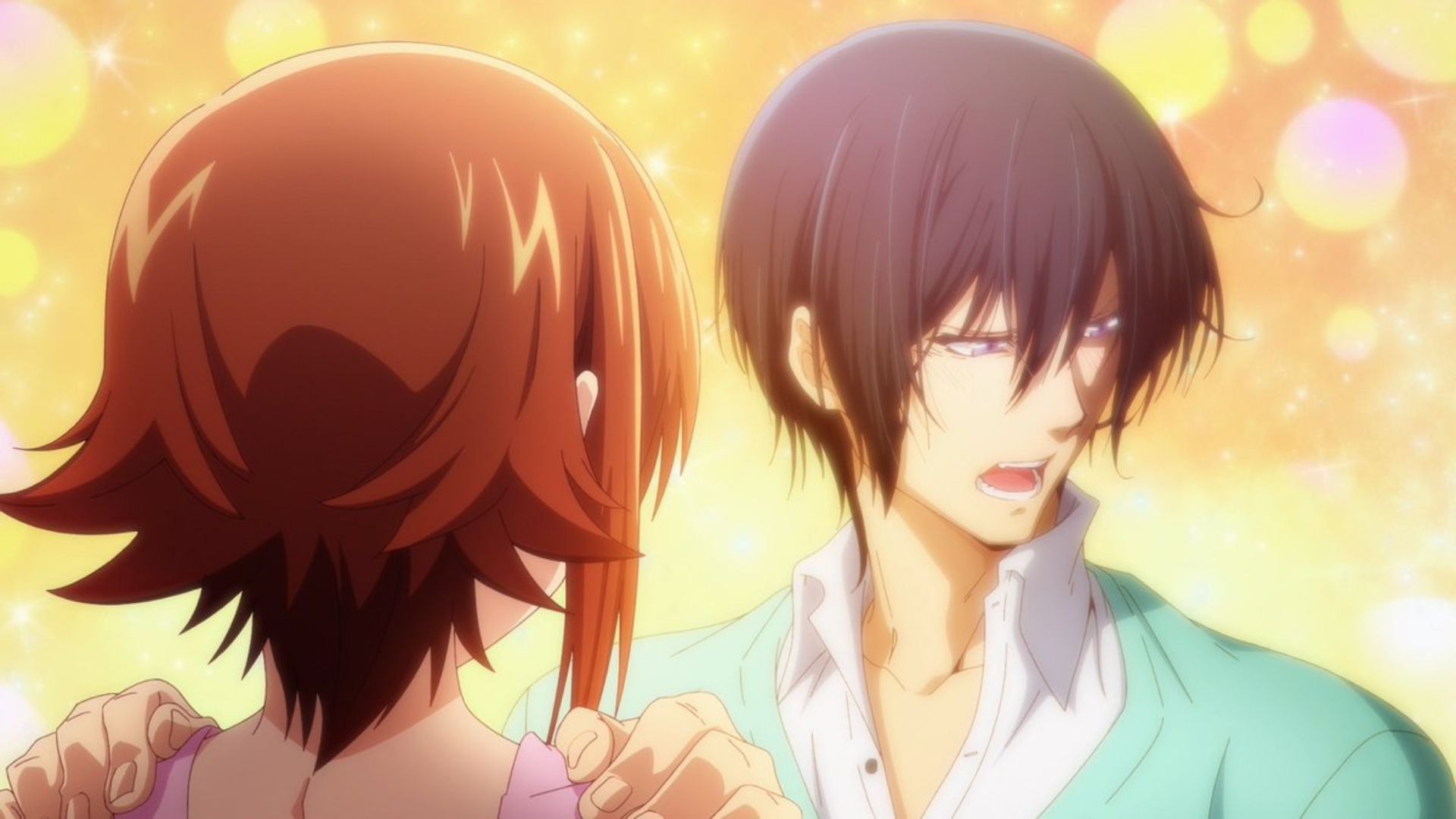 Iori and Chisa as seen in the Grand Blue anime 