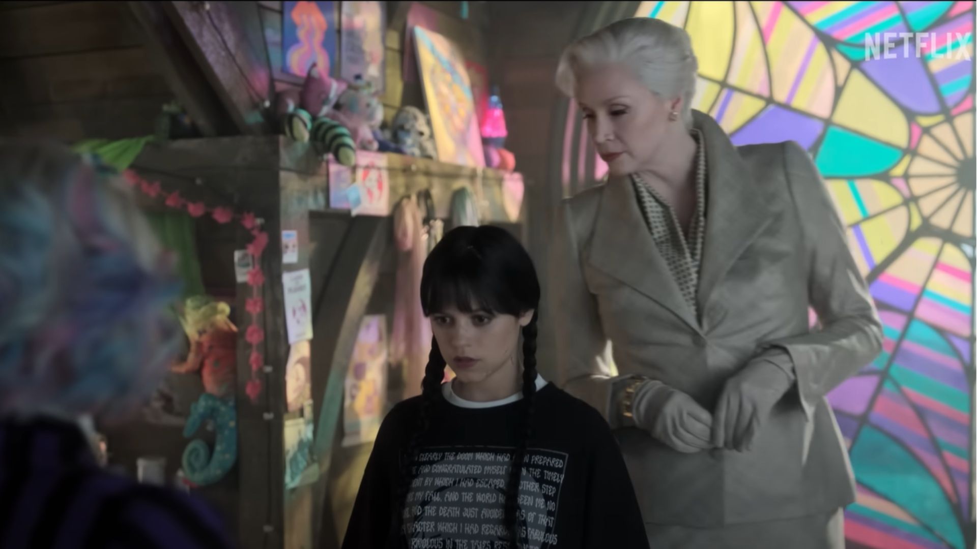 Principal Weems as the spirit guide (Image via Netflix)